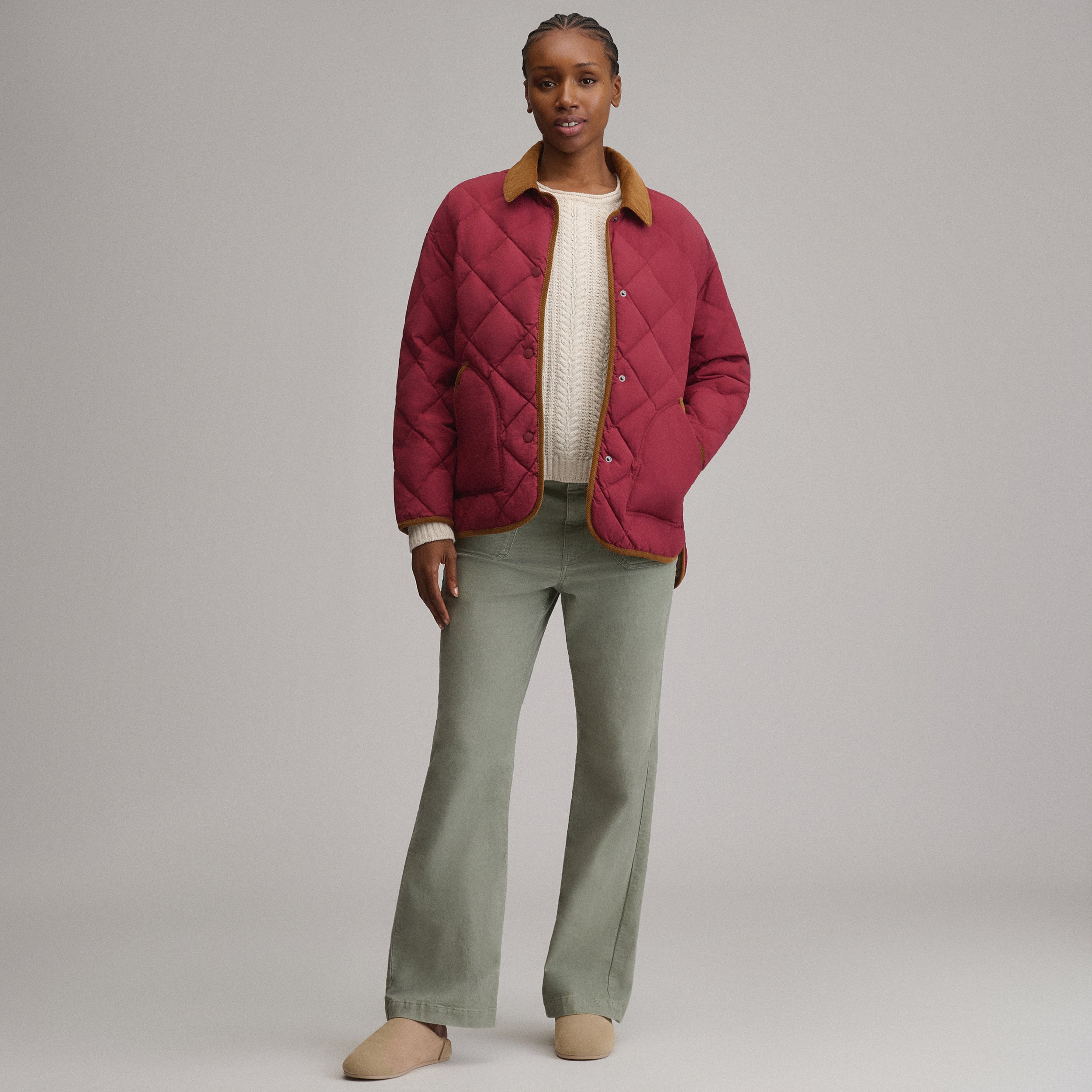 Women's Insulated Long Barn Coat - Image 12