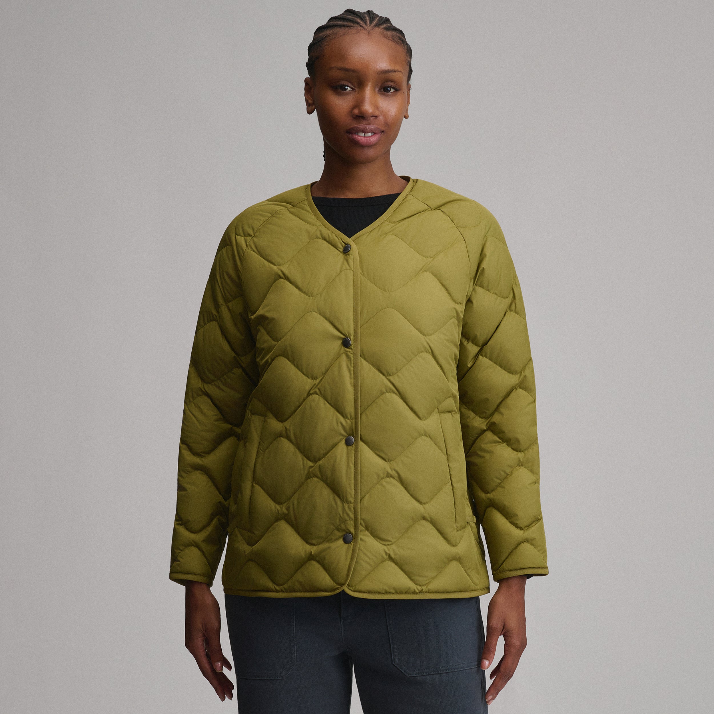 Women's Shaw Collarless Jacket - Image 5