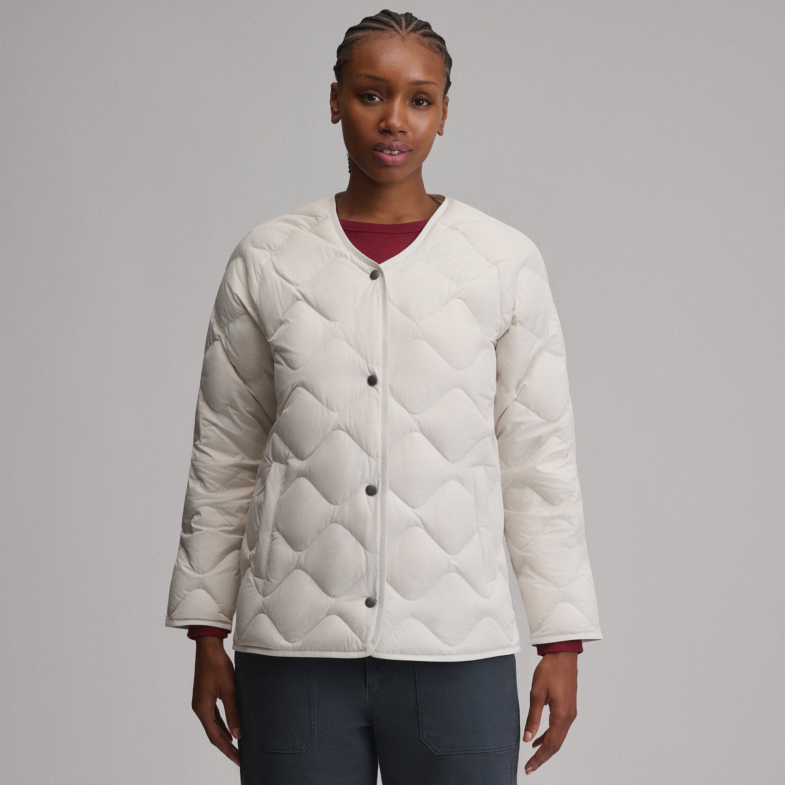 Women's Shaw Collarless Jacket - Image 9