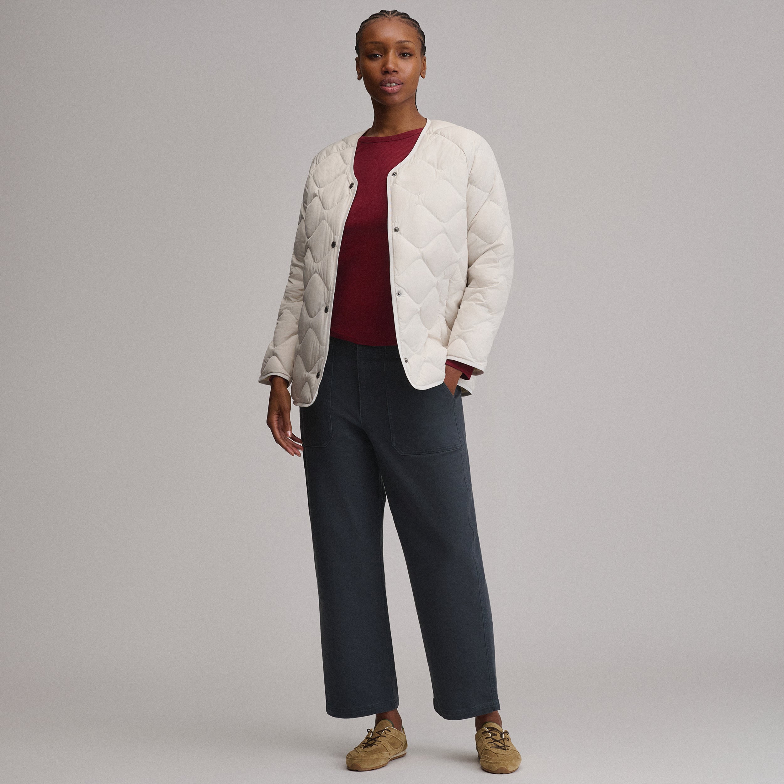 Women's Shaw Collarless Jacket - Image 12