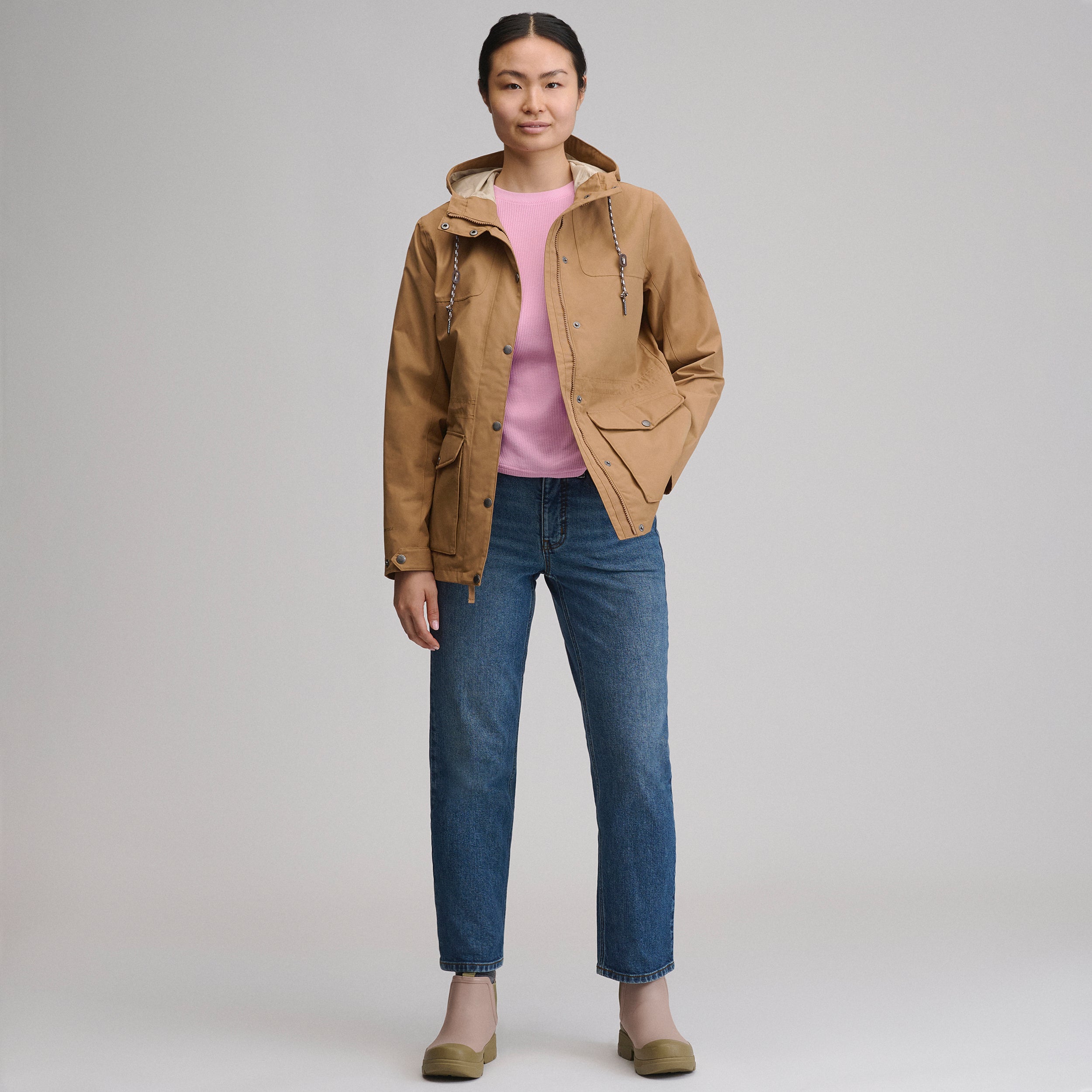 Women's Charly Waterproof Hooded Rain Jacket - Image 4