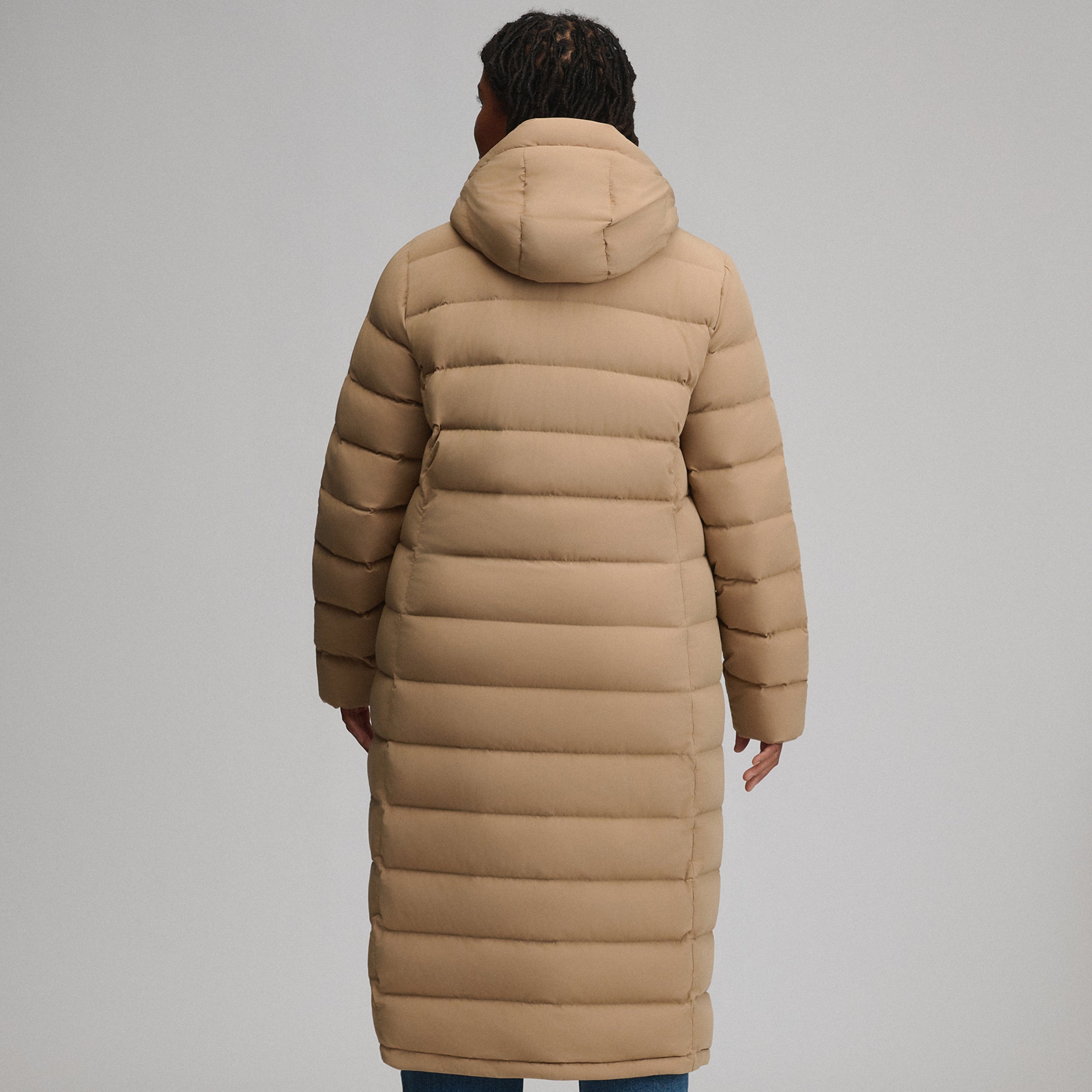 Women's EB Stretch Down Hooded Duffle Coat - Image 12