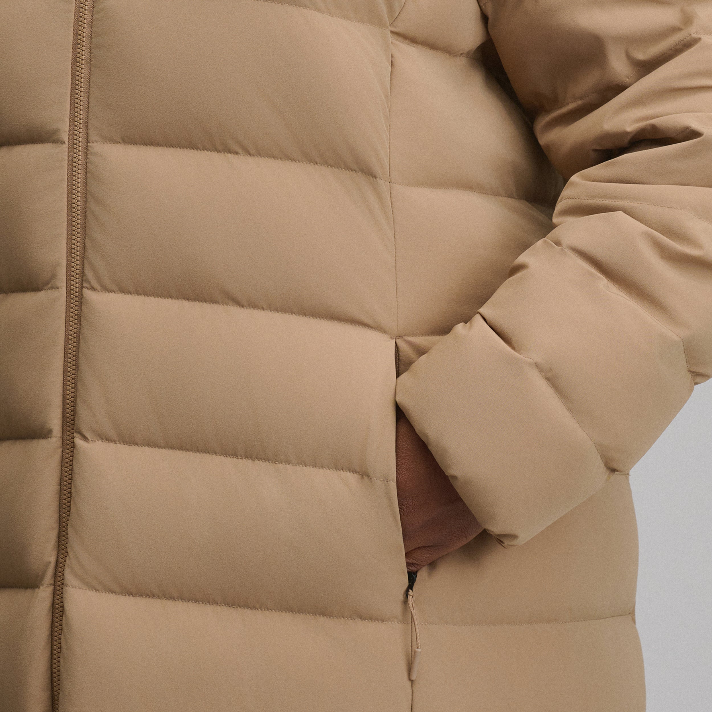 Women's EB Stretch Down Hooded Duffle Coat - Image 13