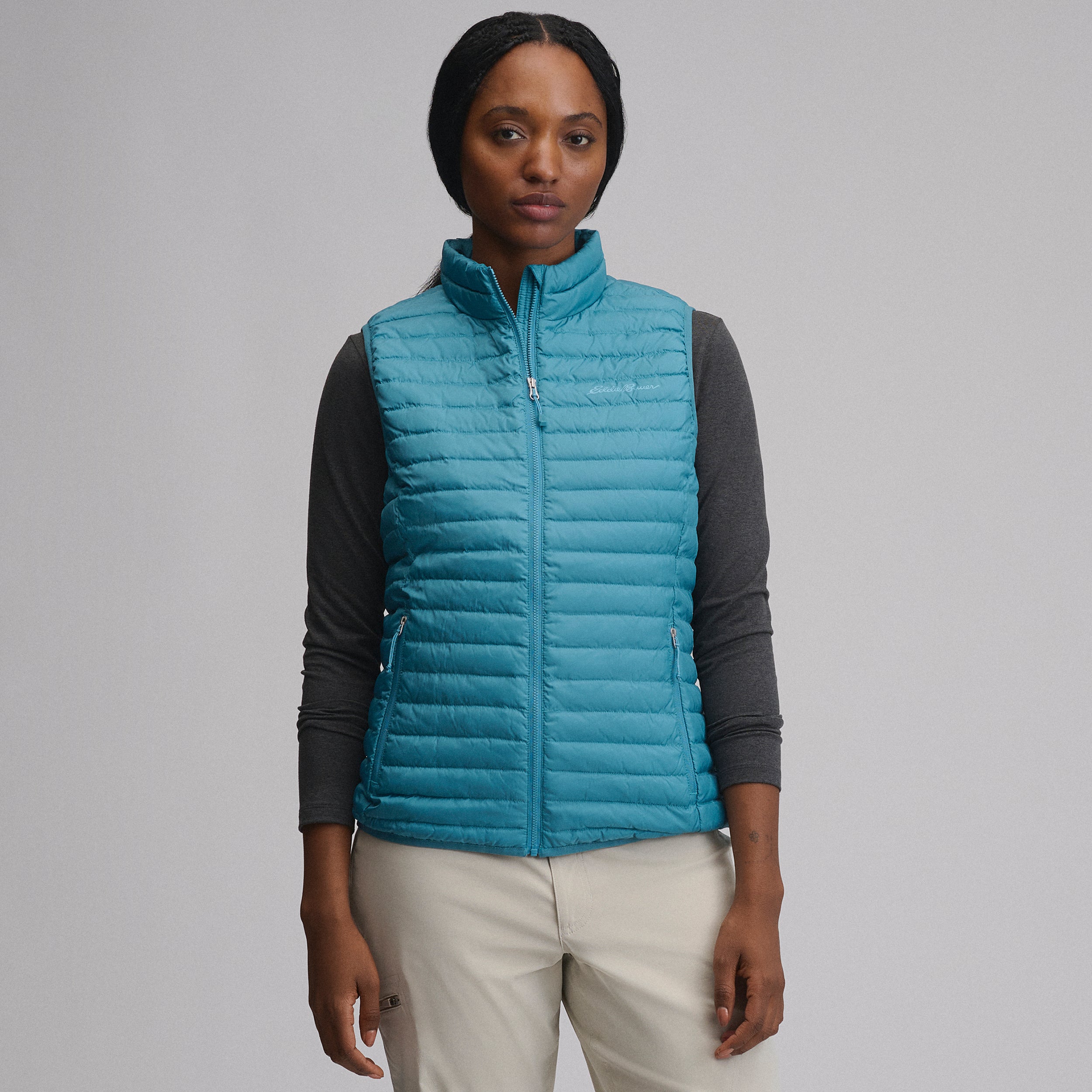 Women's Microlight Down Vest - Image 5