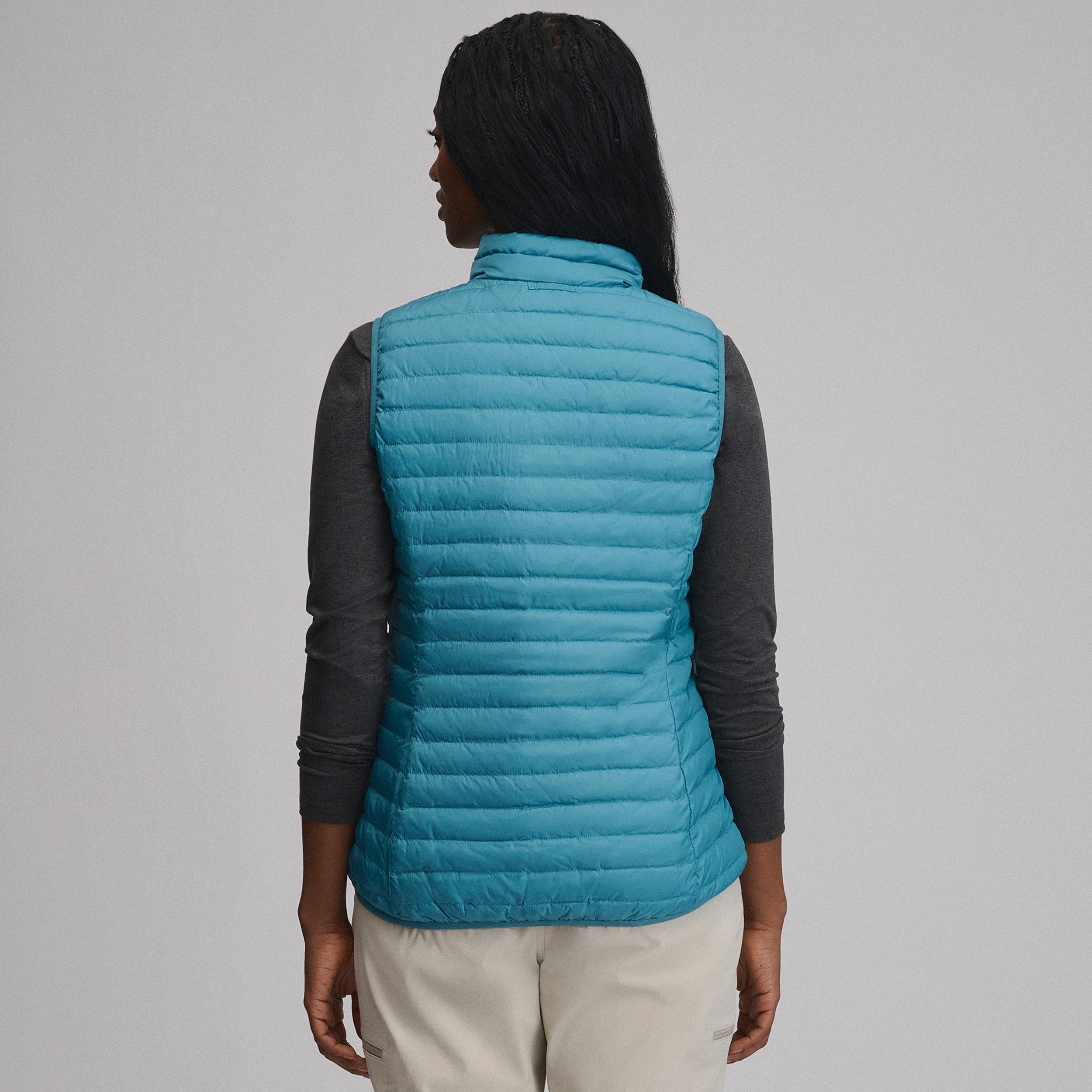 Women's Microlight Down Vest - Image 6