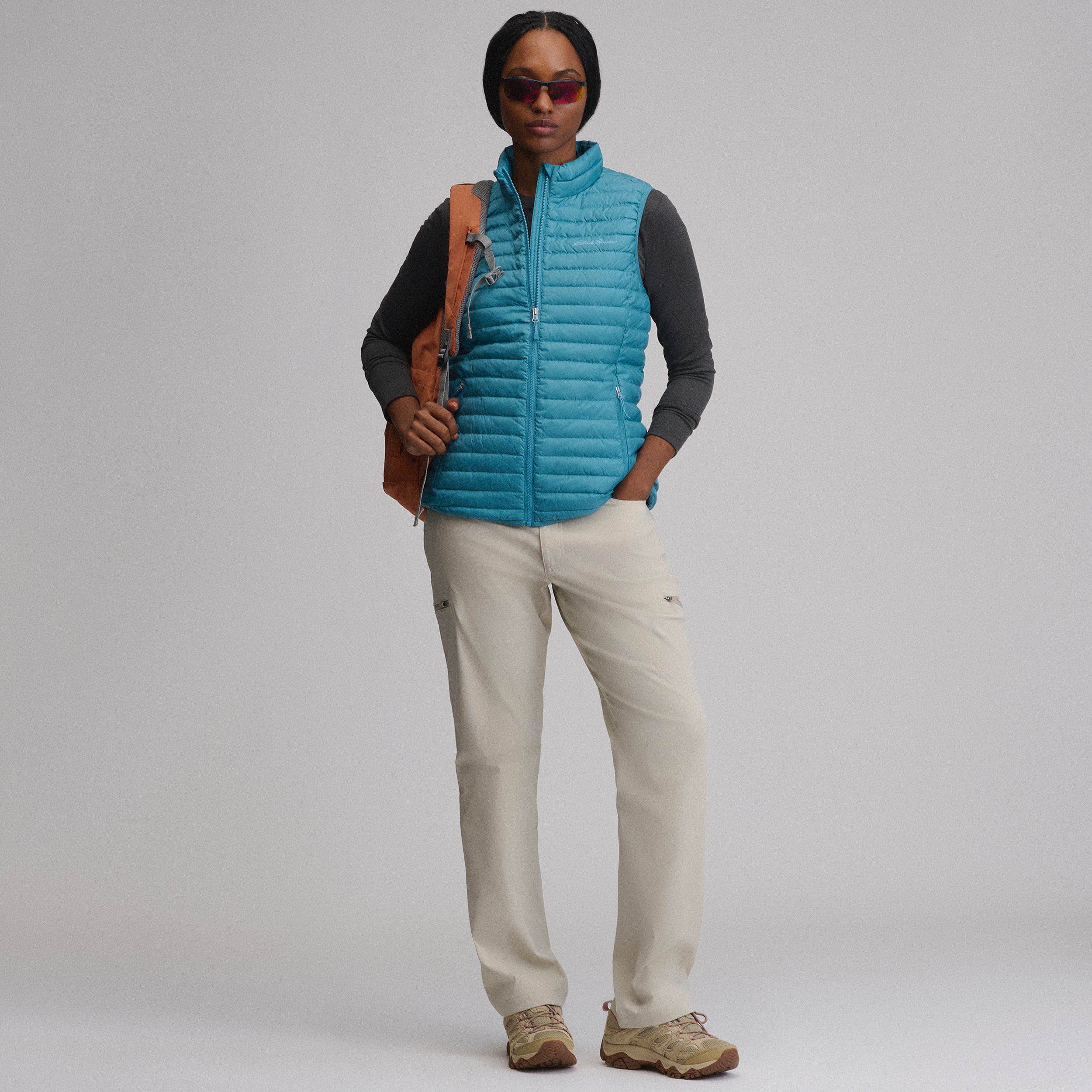 Women's Microlight Down Vest - Image 8