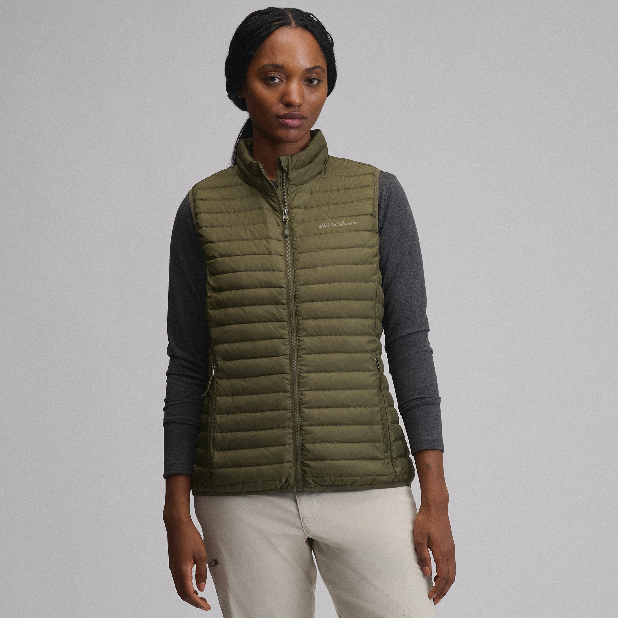 Women's Microlight Down Vest - Image 13