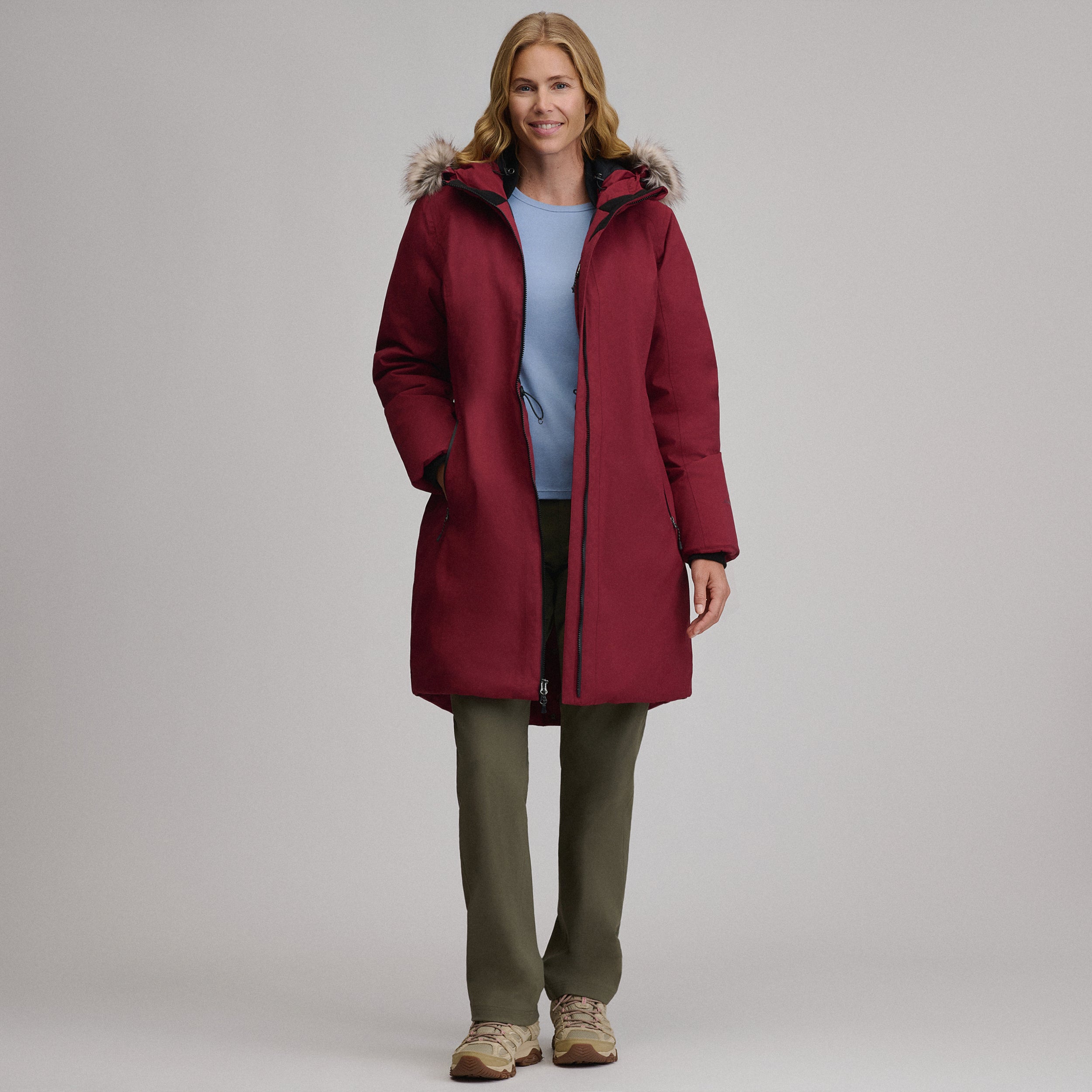 Women's Olympia Waterproof Down Stadium Coat - Image 10