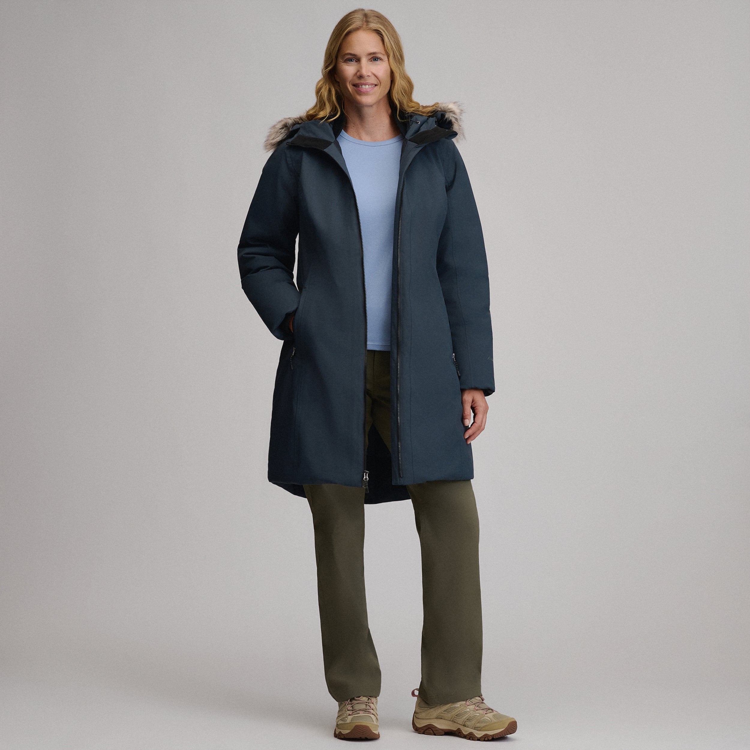 Women's Olympia Waterproof Down Stadium Coat - Image 15