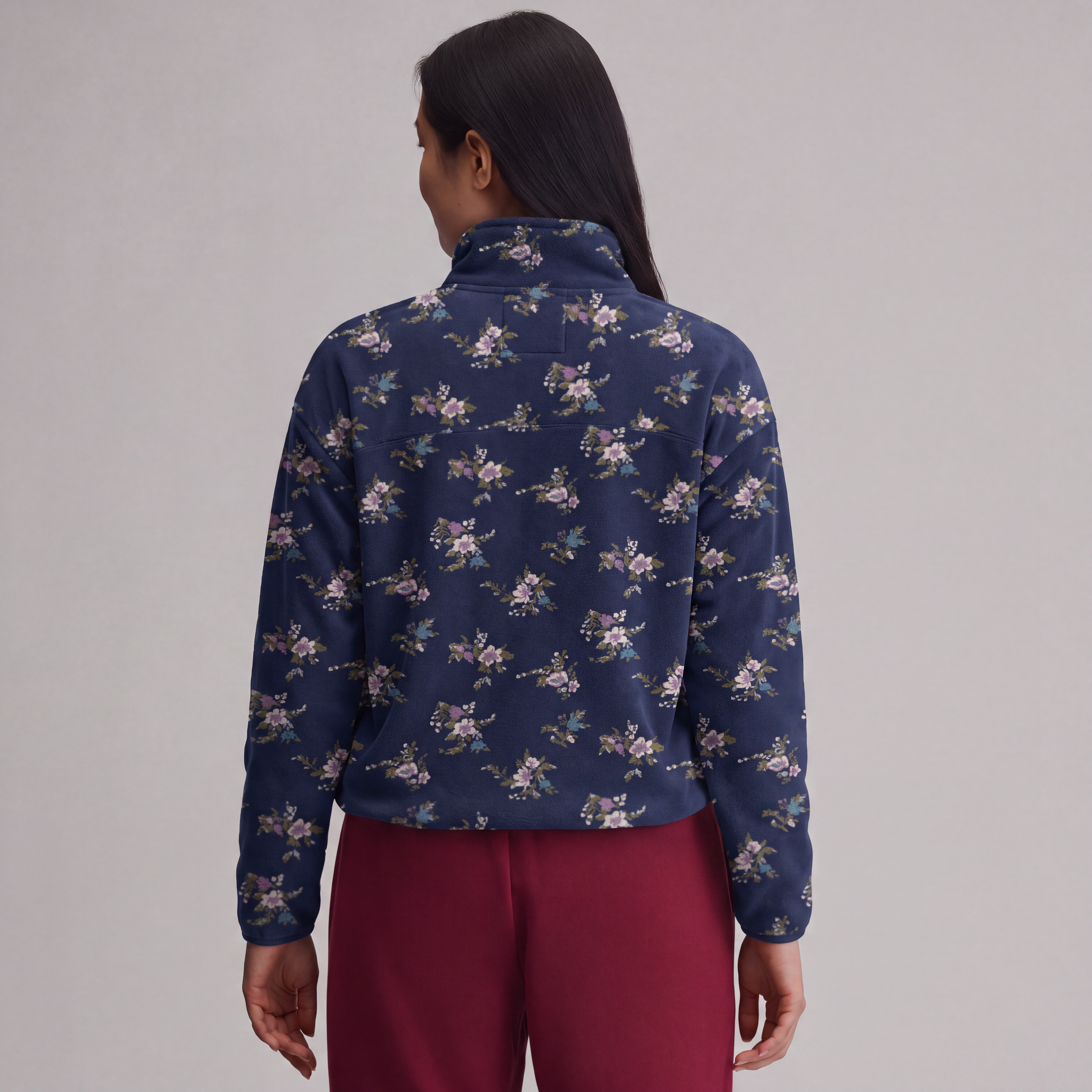 Women's Quest 2.0 Fleece Pullover - Print - Image 2