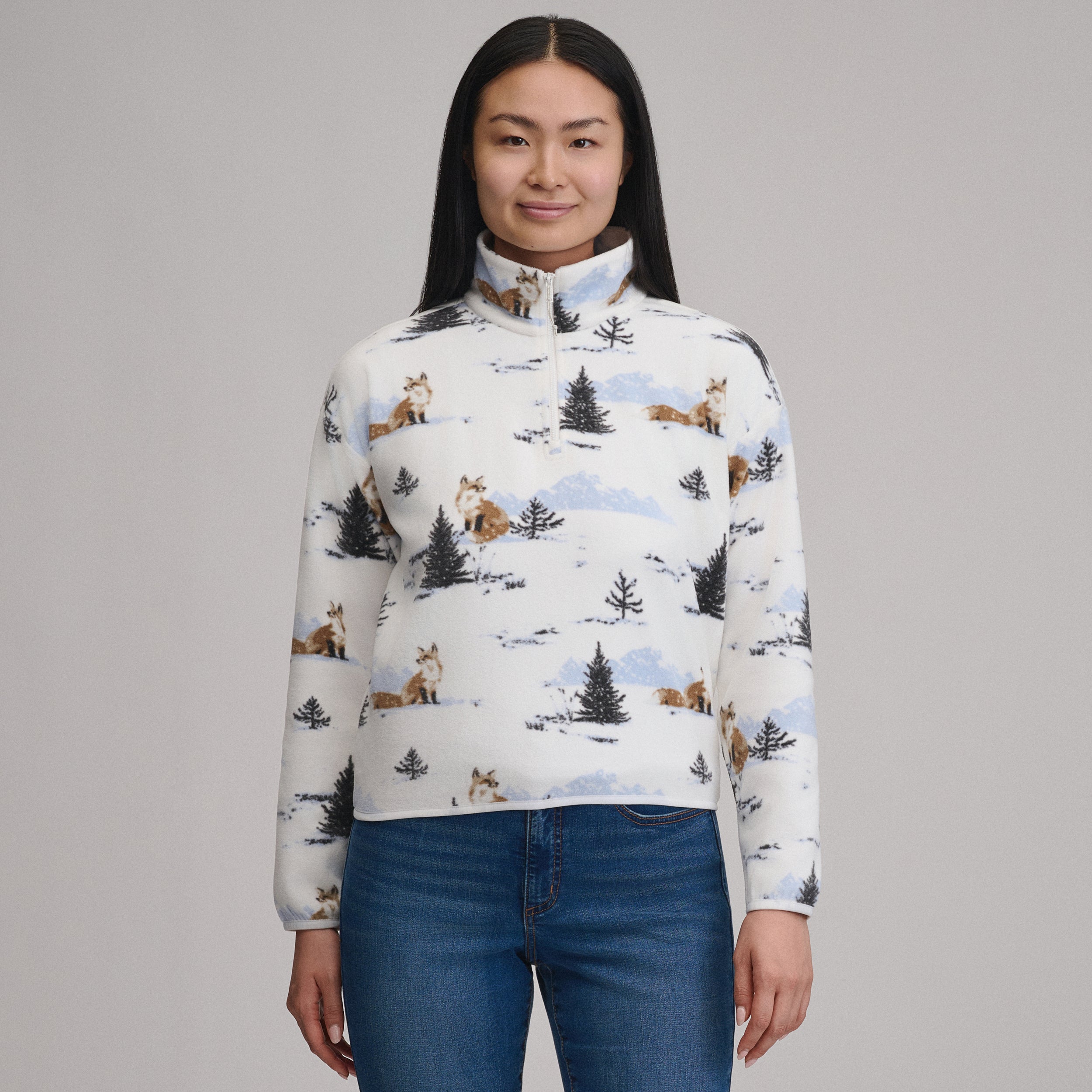 Women's Quest 2.0 Fleece Pullover - Print - Image 4