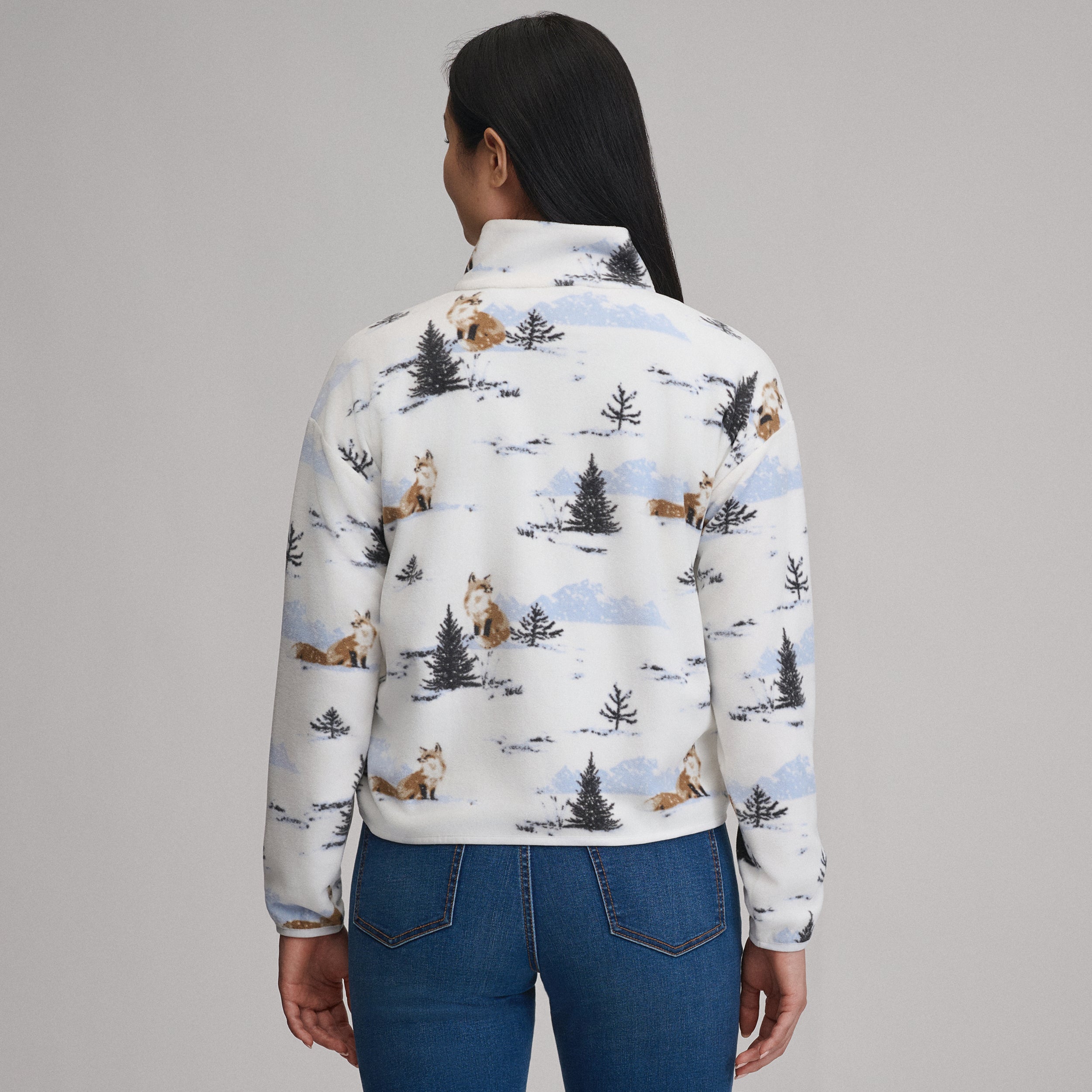 Women's Quest 2.0 Fleece Pullover - Print - Image 5
