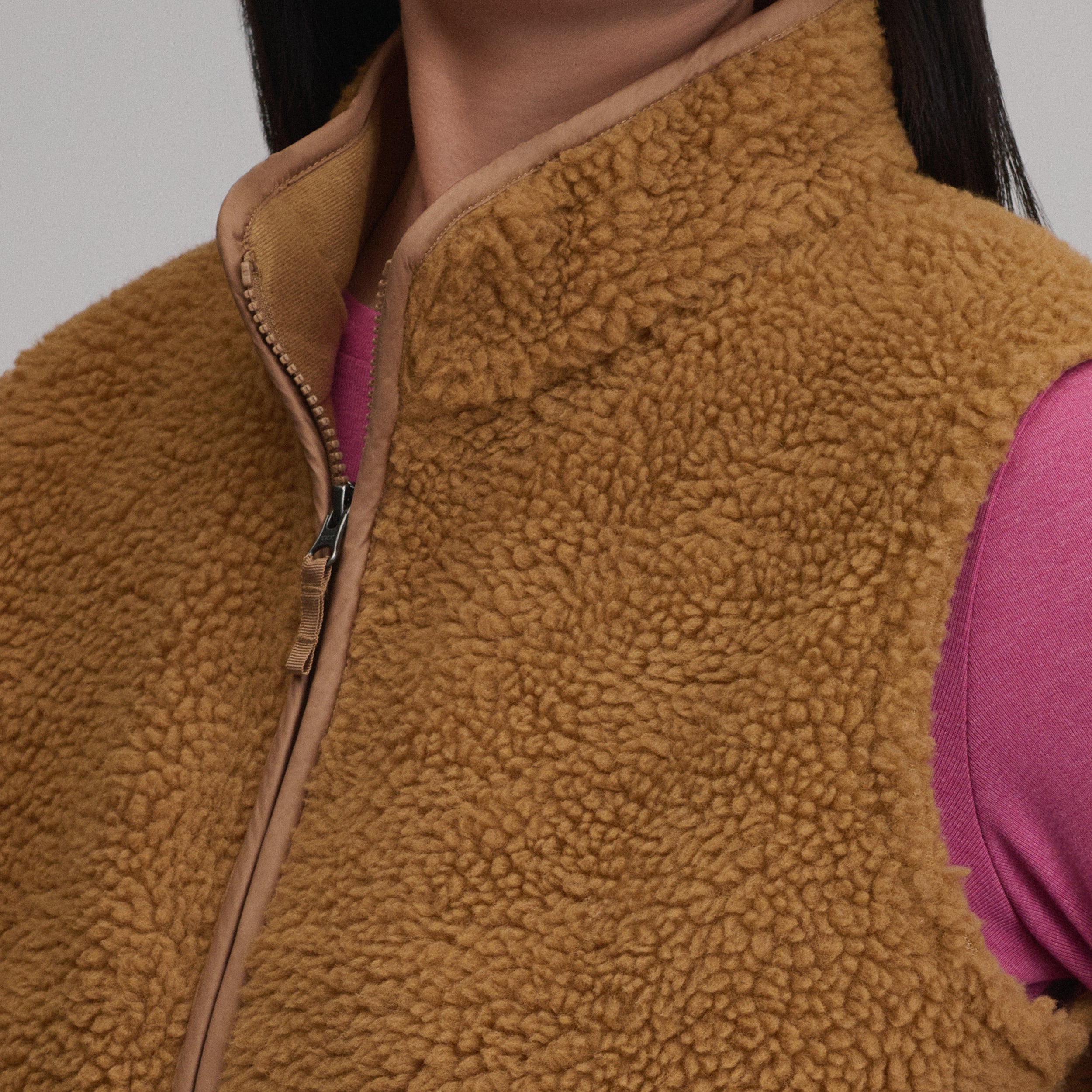 Women's Wander Mixed Media Fleece Vest - Image 3