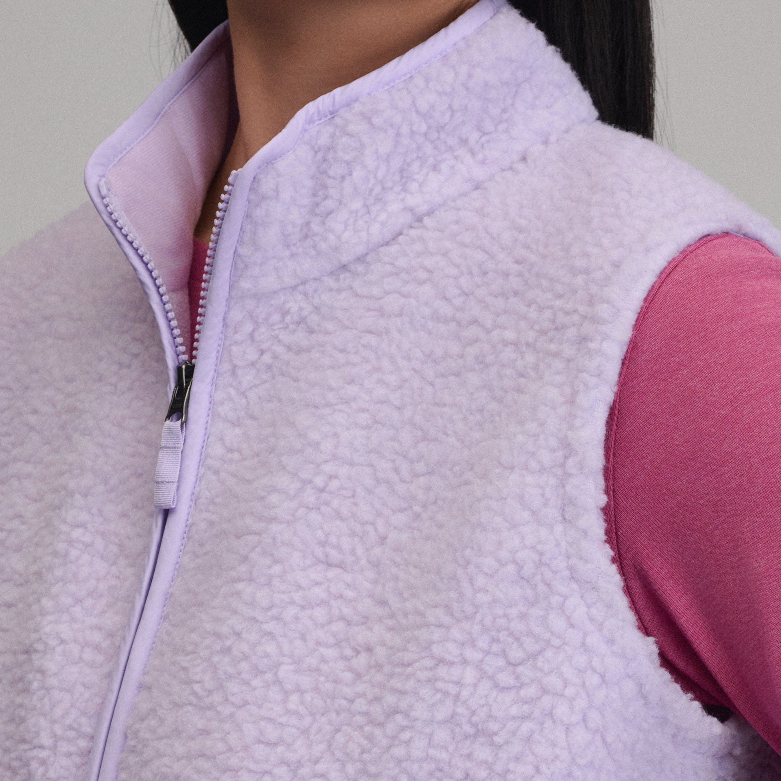 Women's Wander Mixed Media Fleece Vest - Image 7