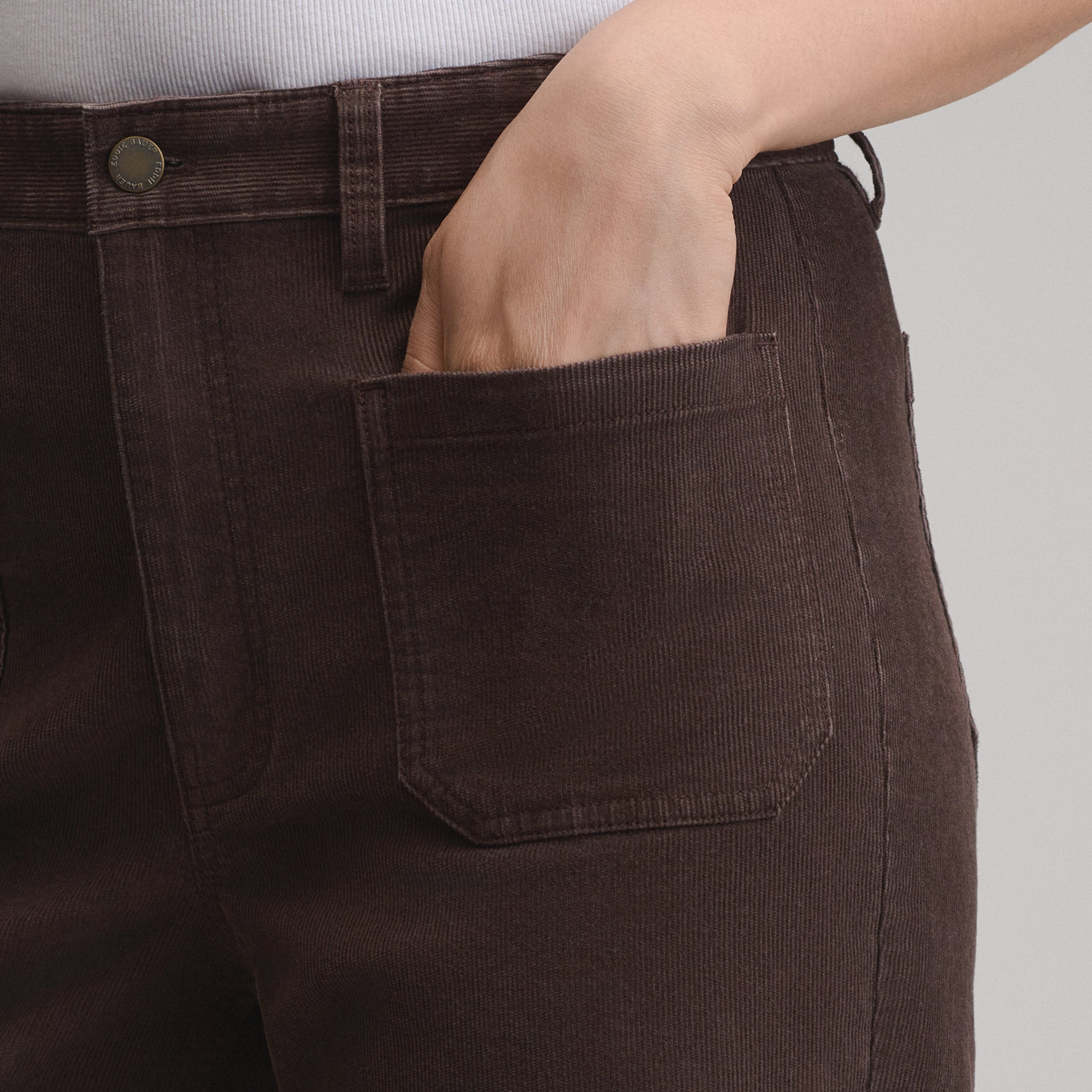 Women's True Icon Stretch Corduroy Pants - Image 7