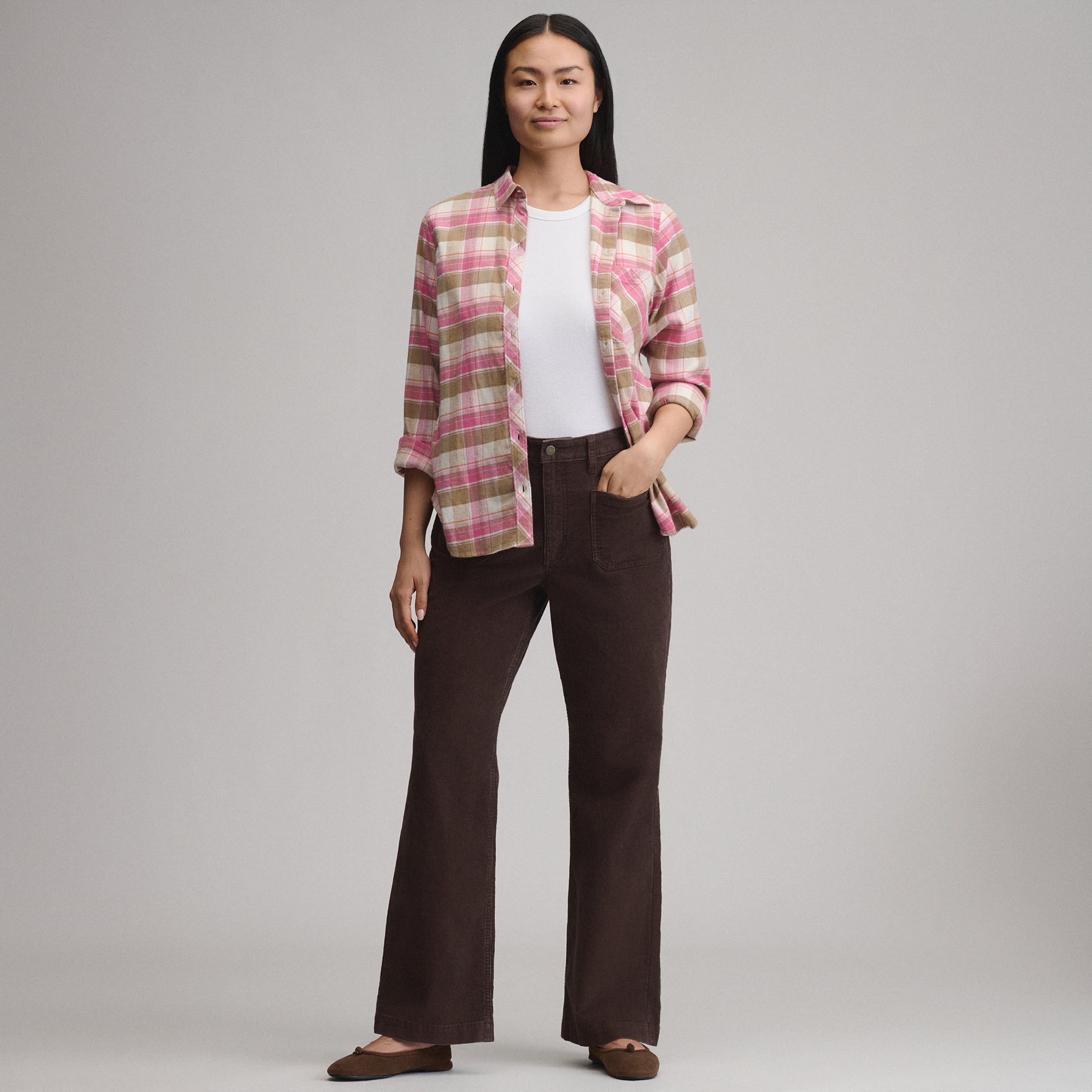 Women's True Icon Stretch Corduroy Pants - Image 3
