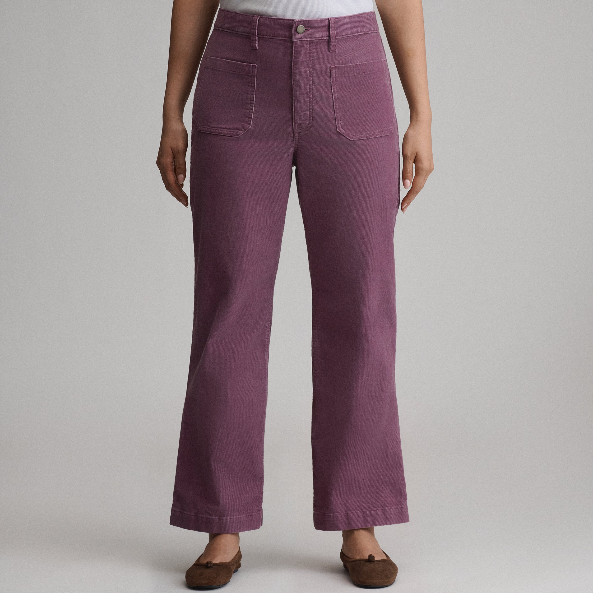 Women's True Icon Stretch Corduroy Pants - Image 9