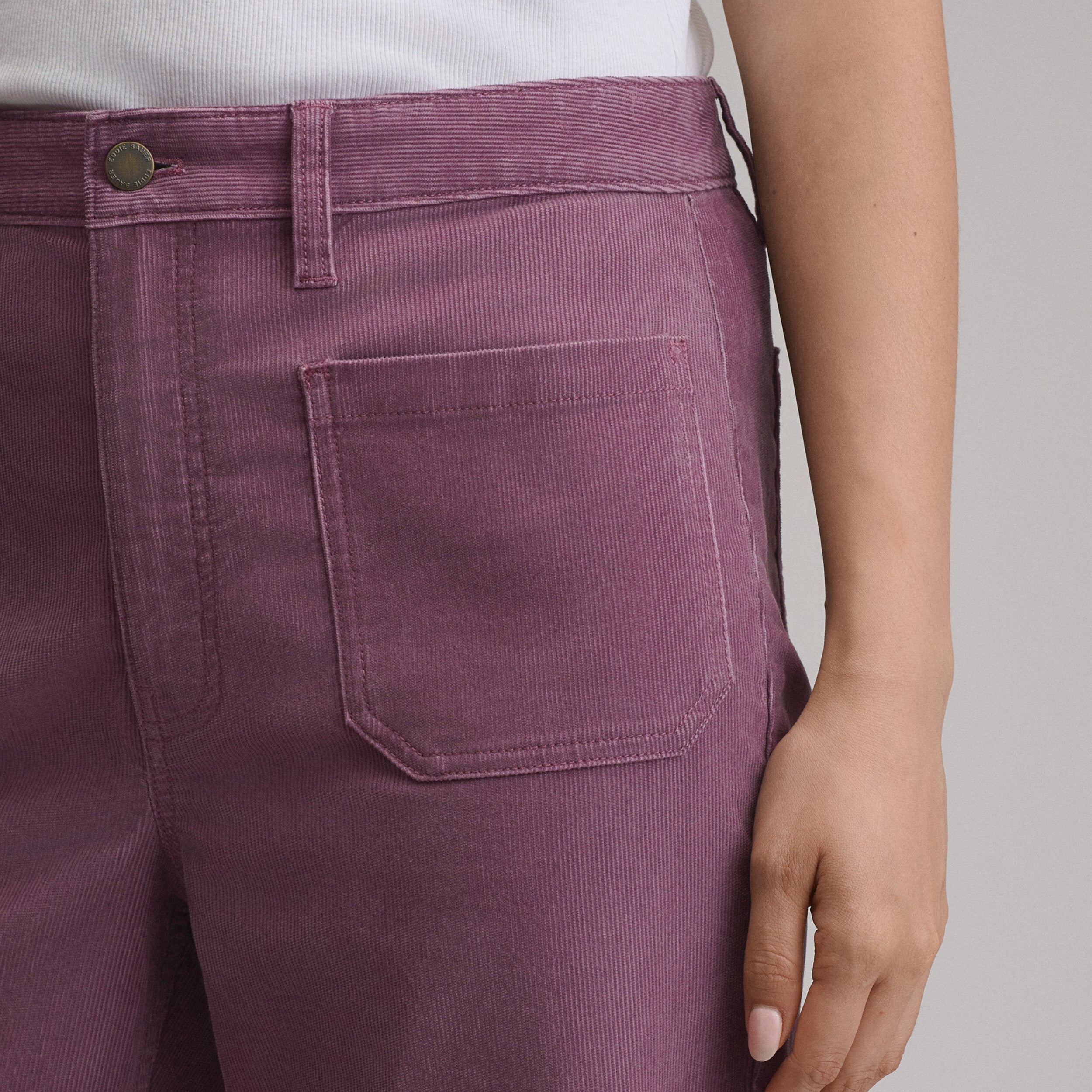 Women's True Icon Stretch Corduroy Pants - Image 11