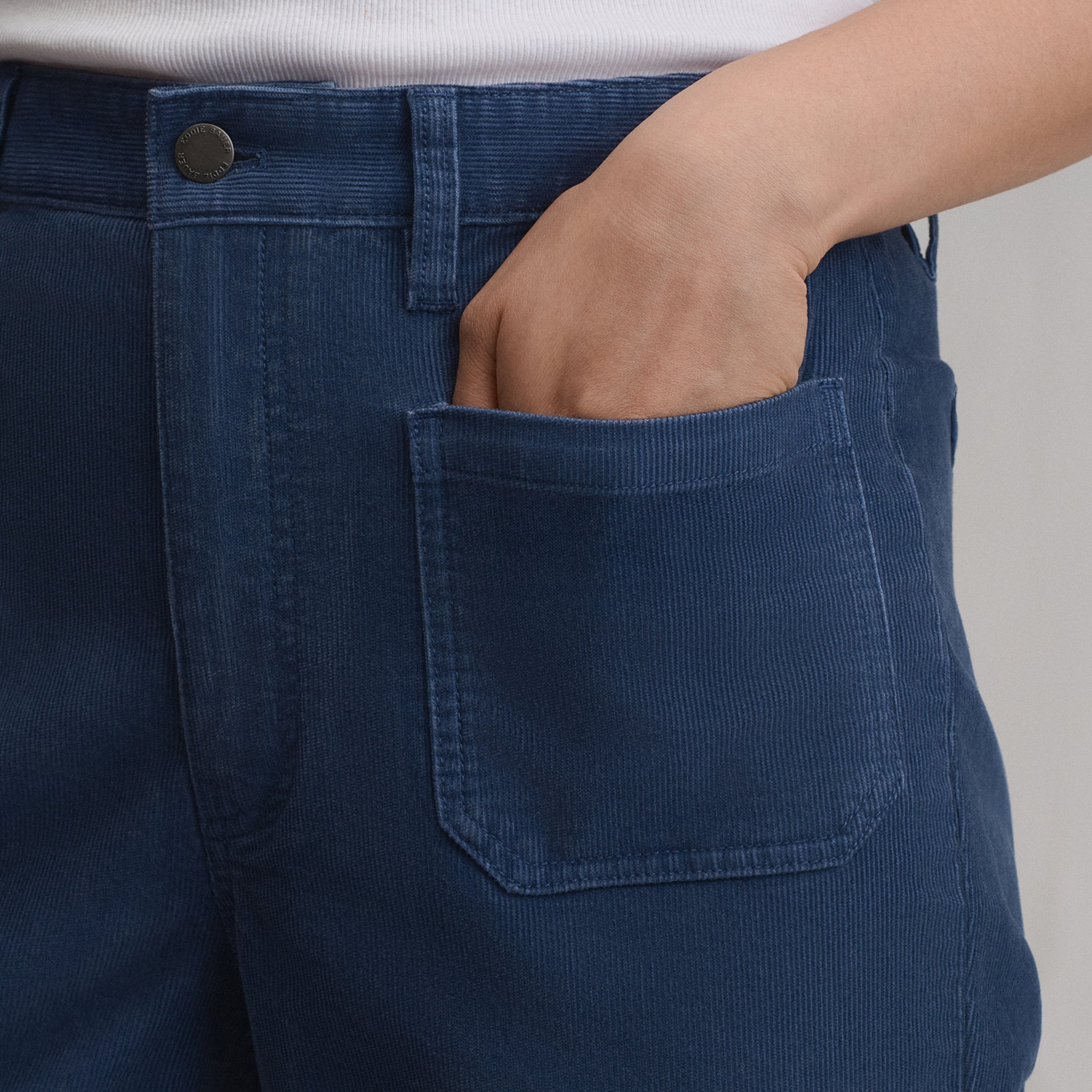 Women's True Icon Stretch Corduroy Pants - Image 15