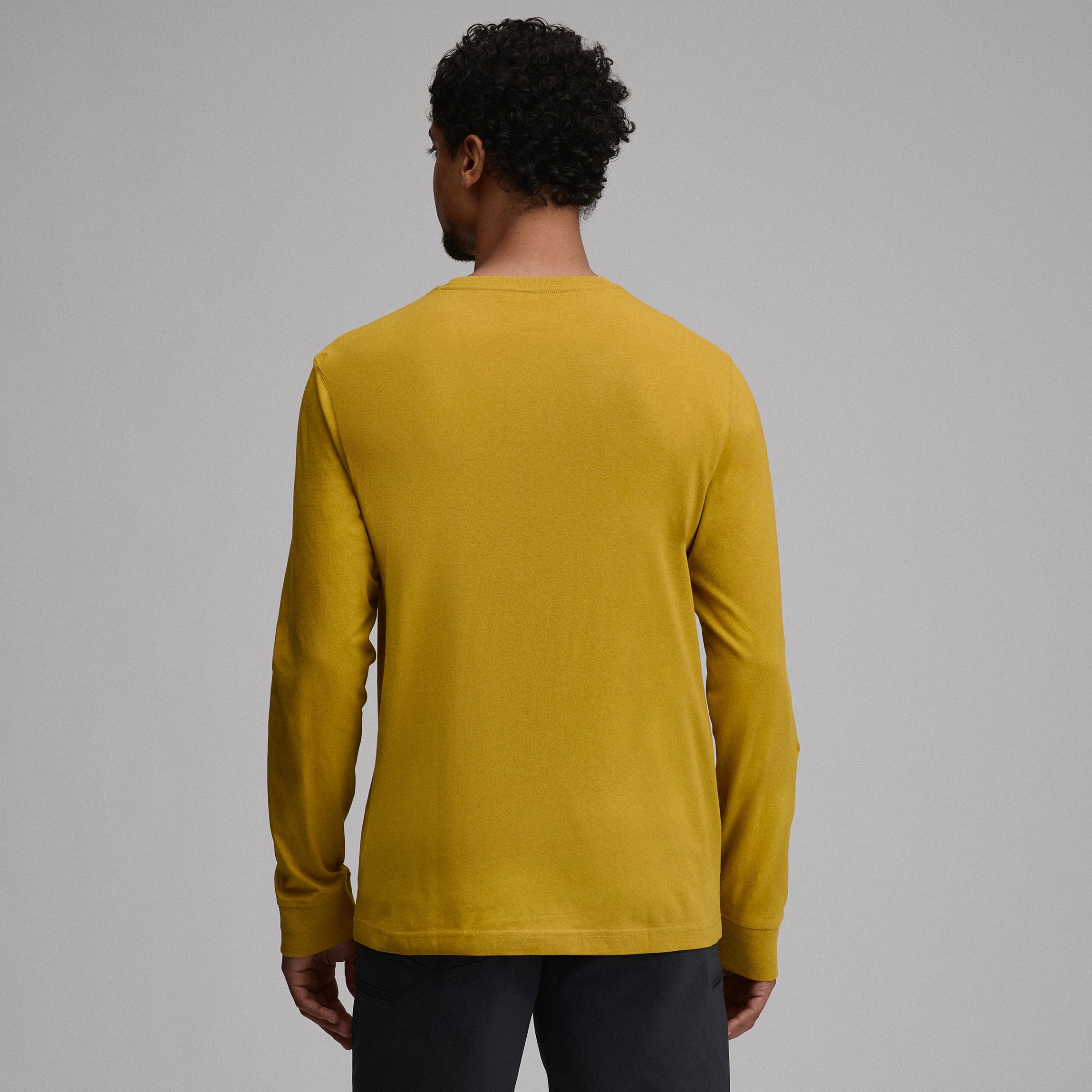 Men's Legend Wash 100% Cotton Long-Sleeve Classic T-Shirt - Image 14