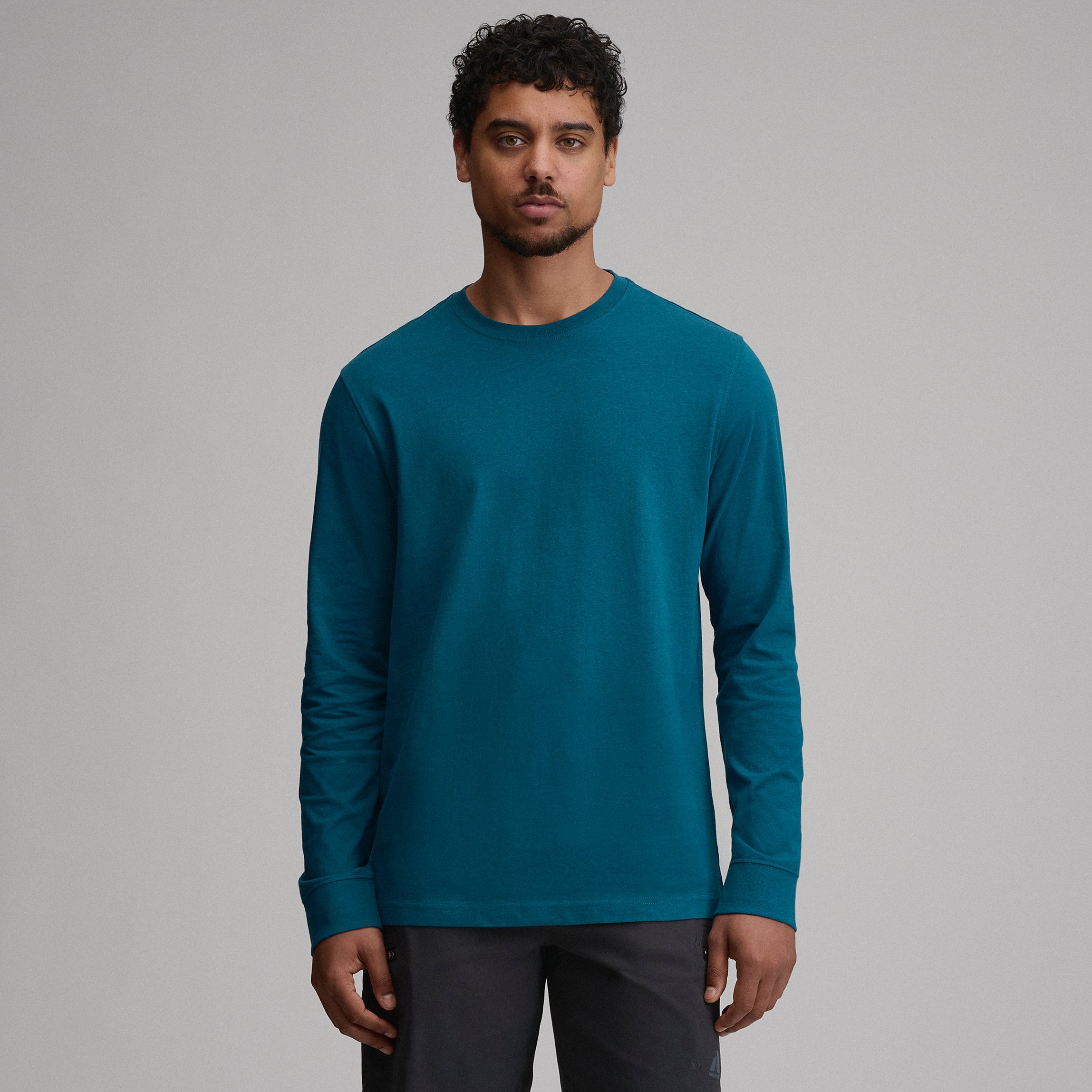 Men's Legend Wash 100% Cotton Long-Sleeve Classic T-Shirt - Image 17