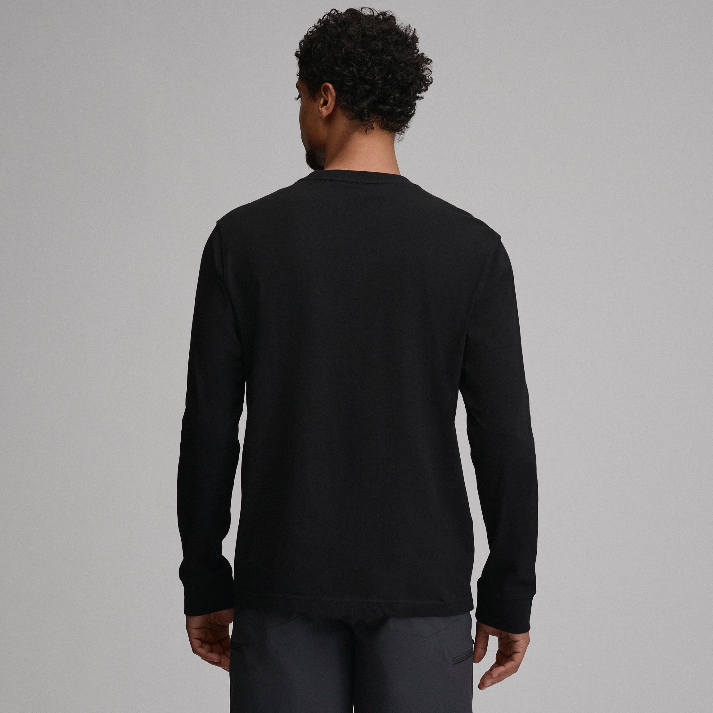 Men's Legend Wash 100% Cotton Long-Sleeve Classic T-Shirt - Image 22