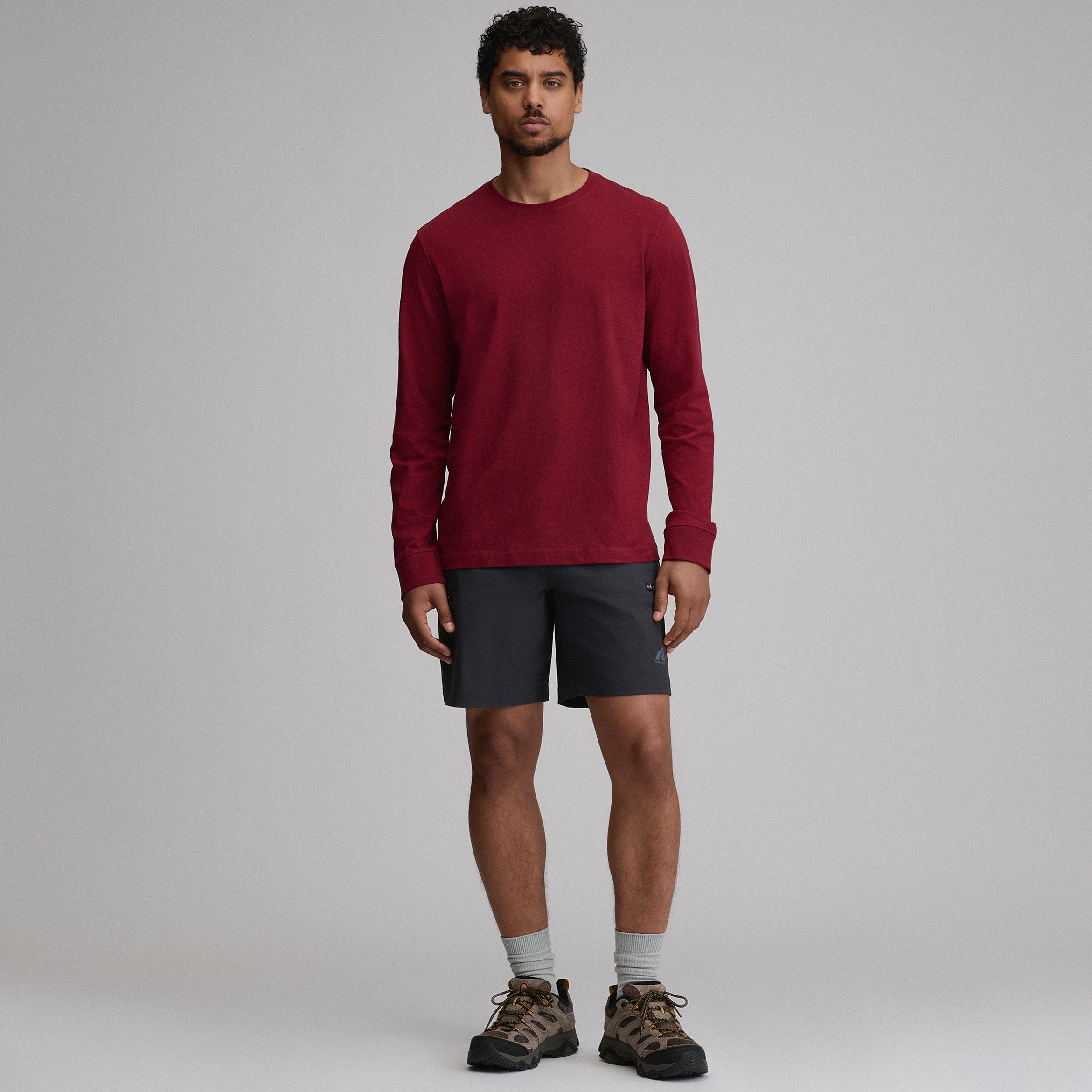 Men's Legend Wash 100% Cotton Long-Sleeve Classic T-Shirt - Image 28
