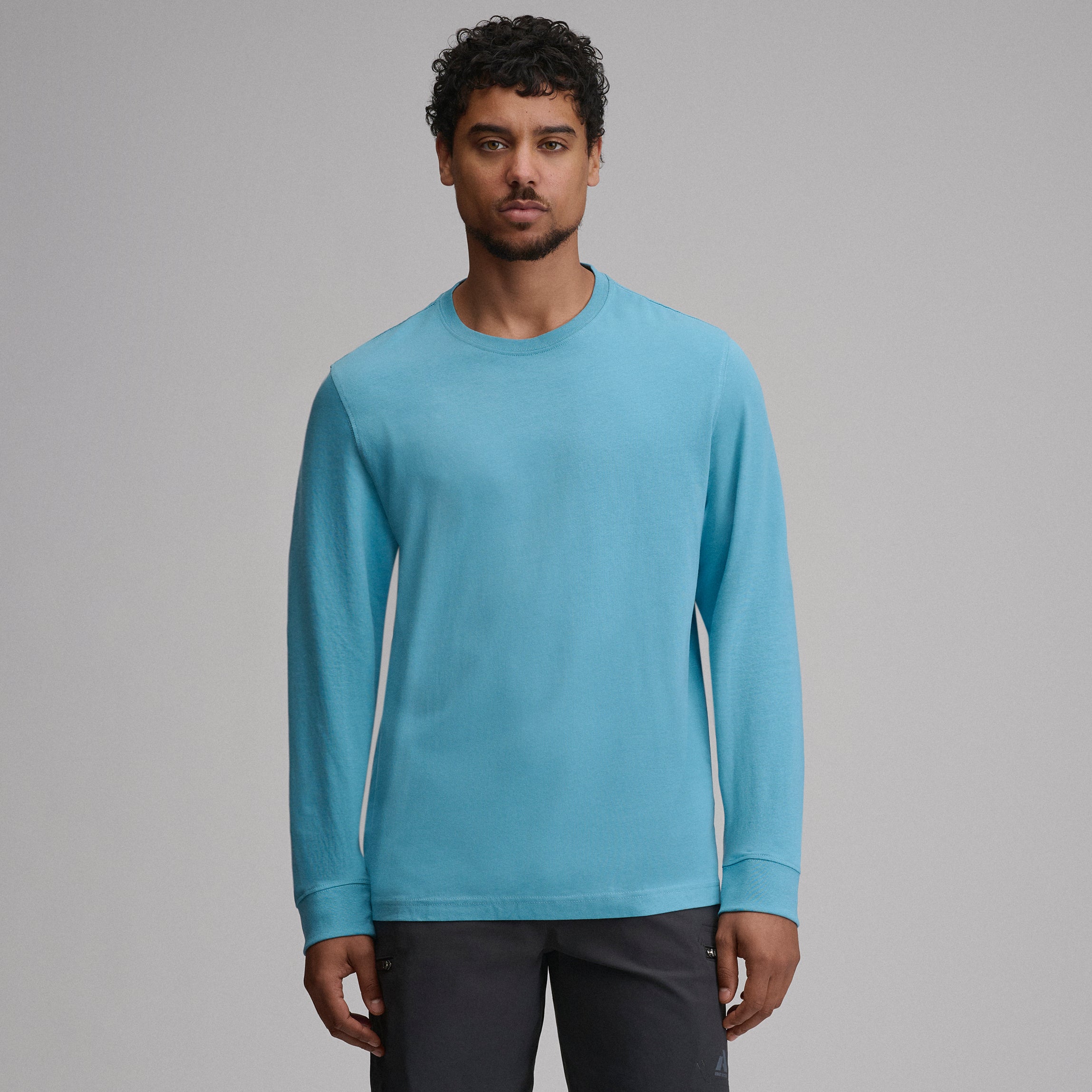 Men's Legend Wash 100% Cotton Long-Sleeve Classic T-Shirt - Image 29