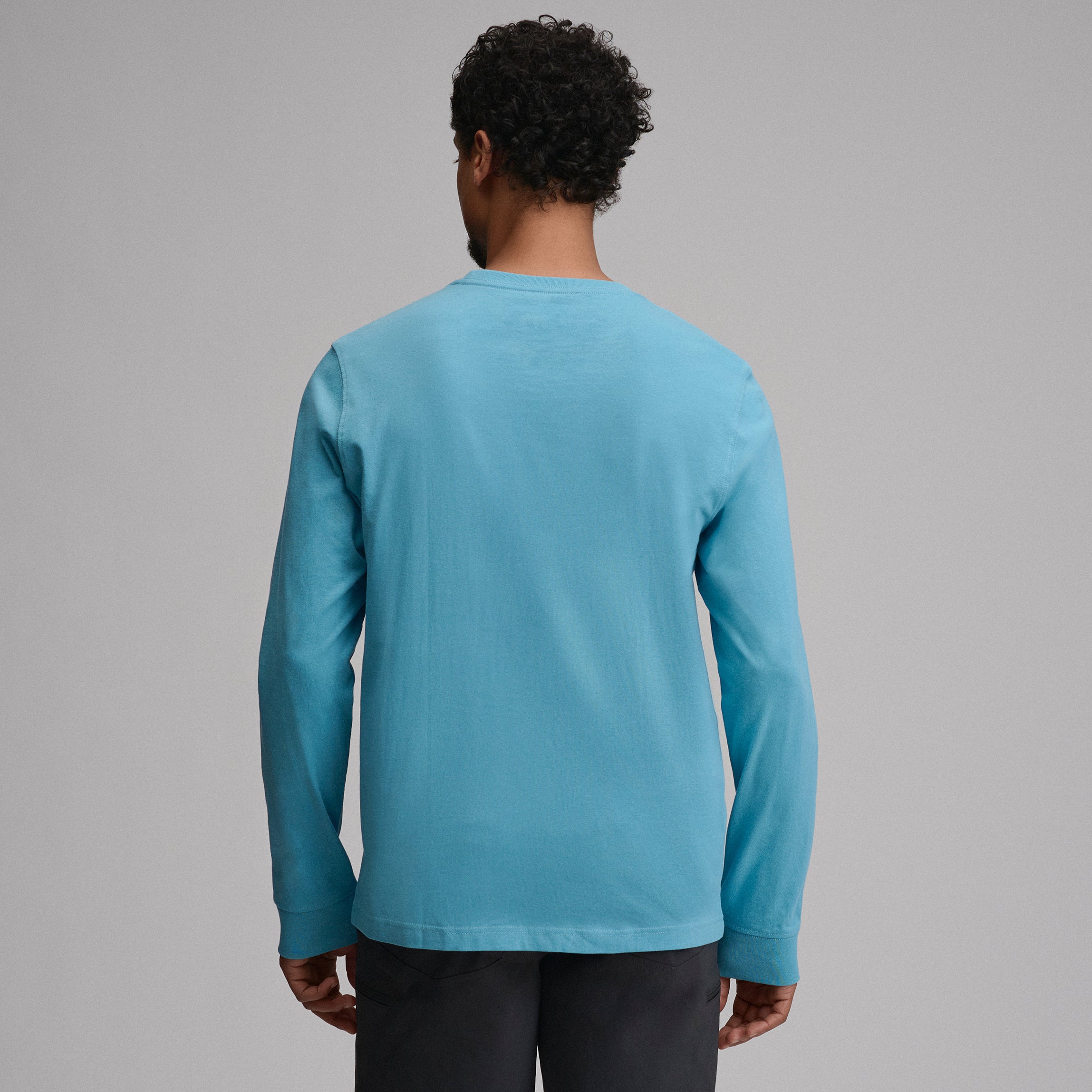 Men's Legend Wash 100% Cotton Long-Sleeve Classic T-Shirt - Image 30