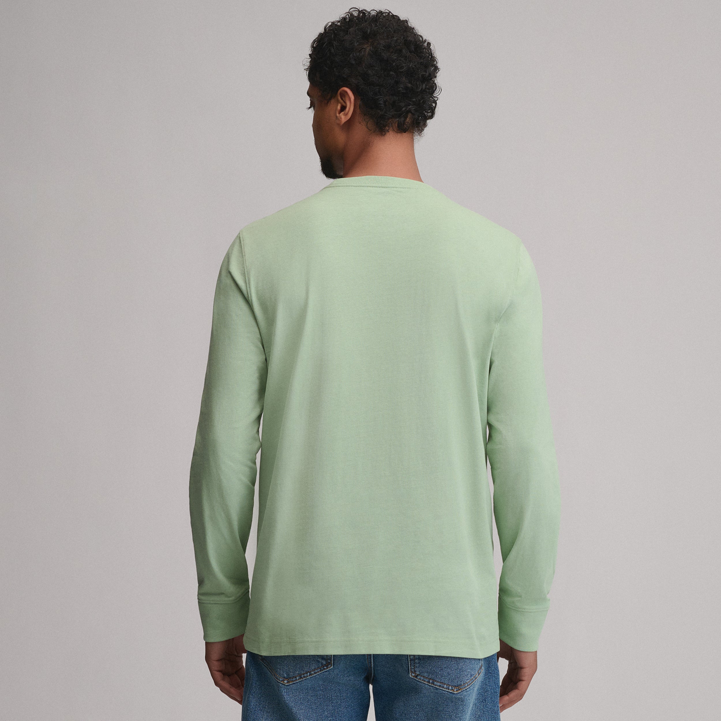 Men's Legend Wash 100% Cotton Long-Sleeve Classic T-Shirt - Image 10