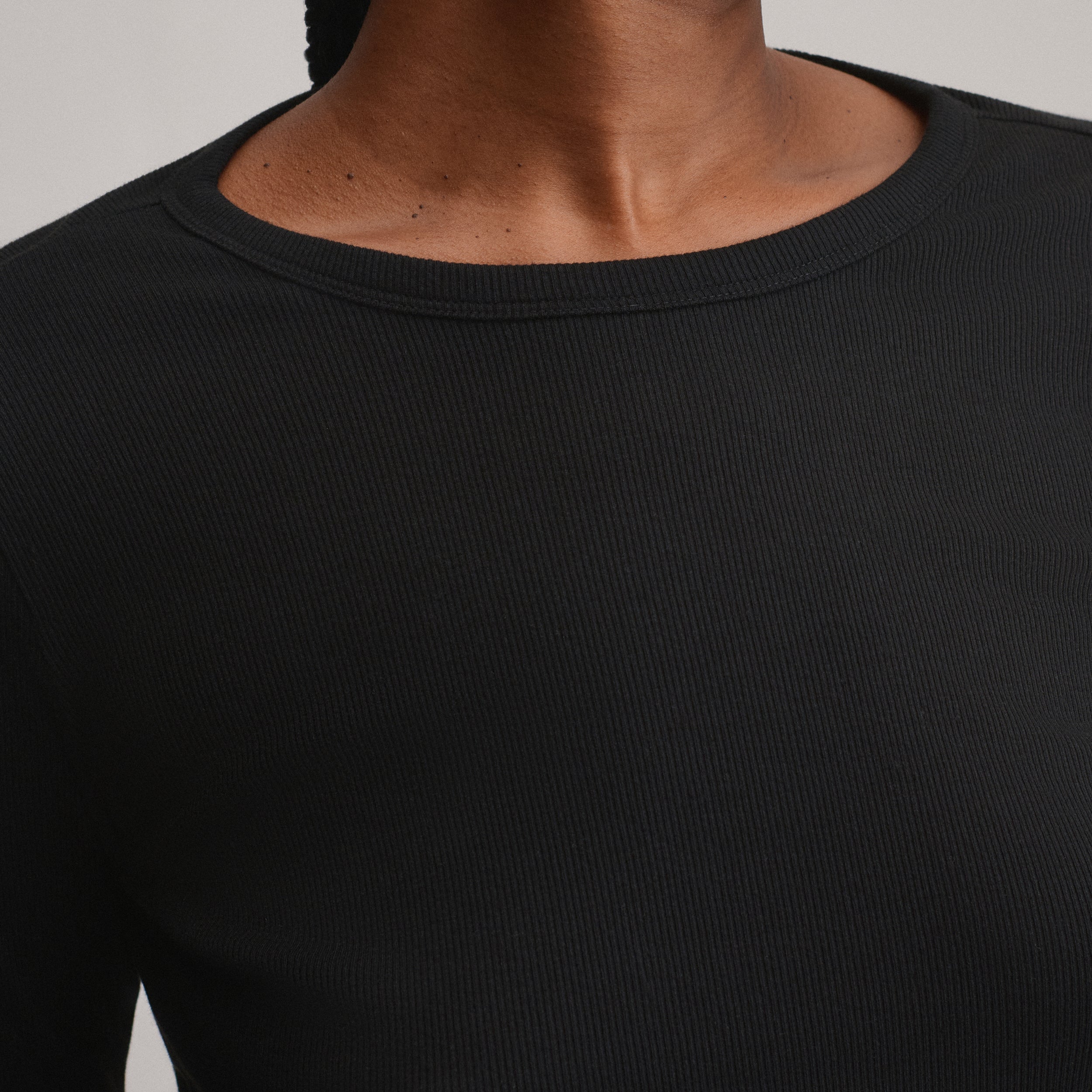 Women's Softline Rib Long-Sleeve Crew - Image 7