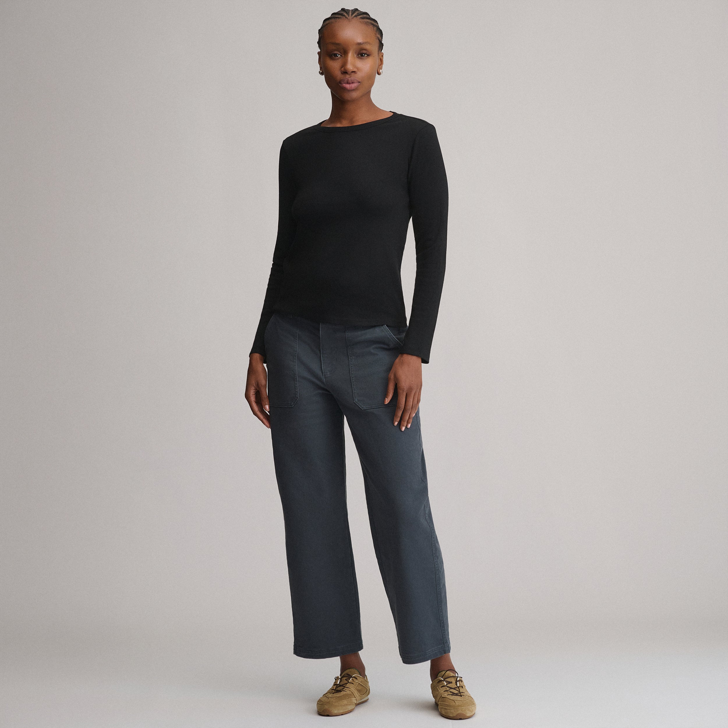 Women's Softline Rib Long-Sleeve Crew - Image 8