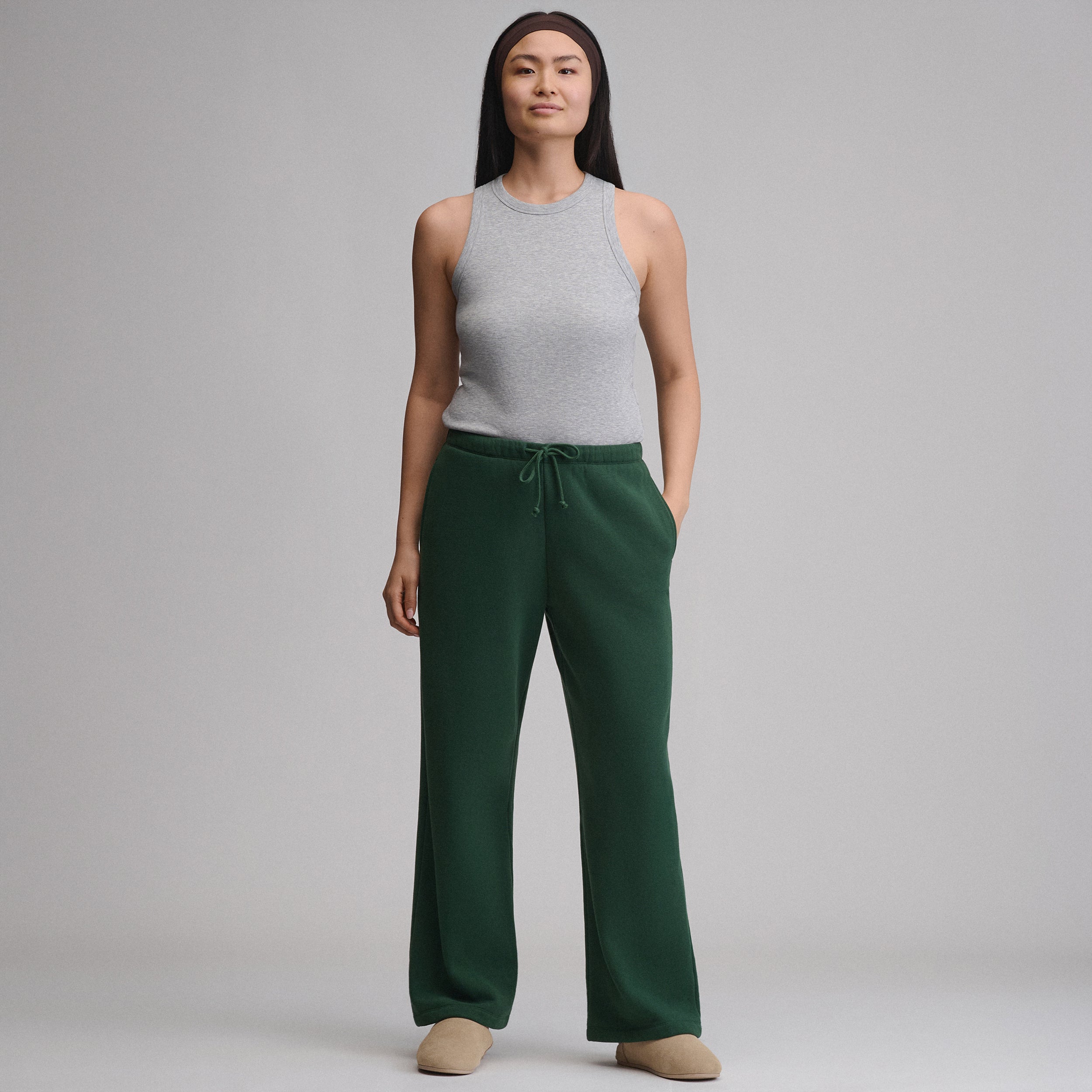 Women's Vintage Soft Relaxed Fit Wide Leg Sweatpants - Image 8