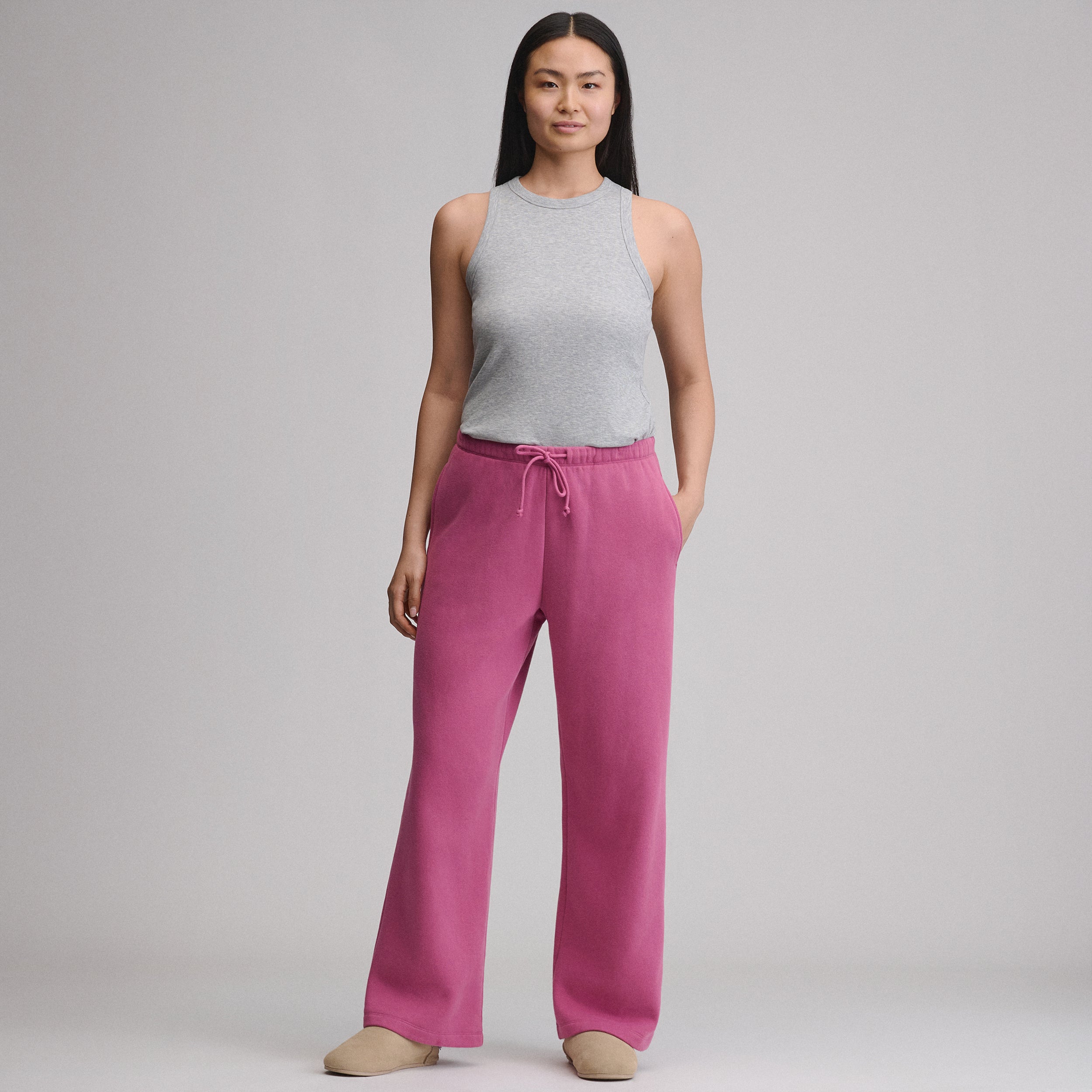 Women's Vintage Soft Relaxed Fit Wide Leg Sweatpants - Image 12