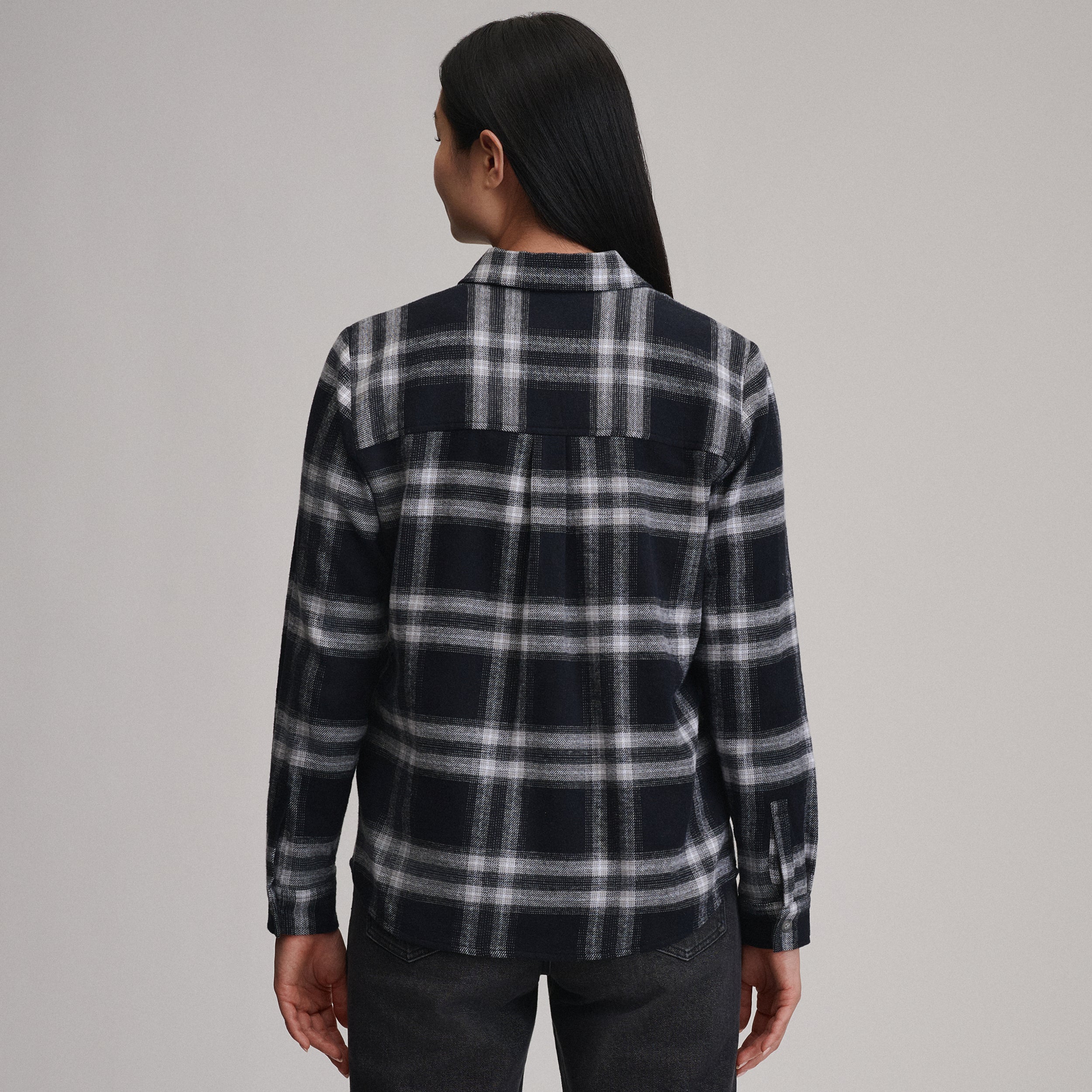 Women's Long-Sleeve Heritage Soft Classic Flannel Shirt - Image 2