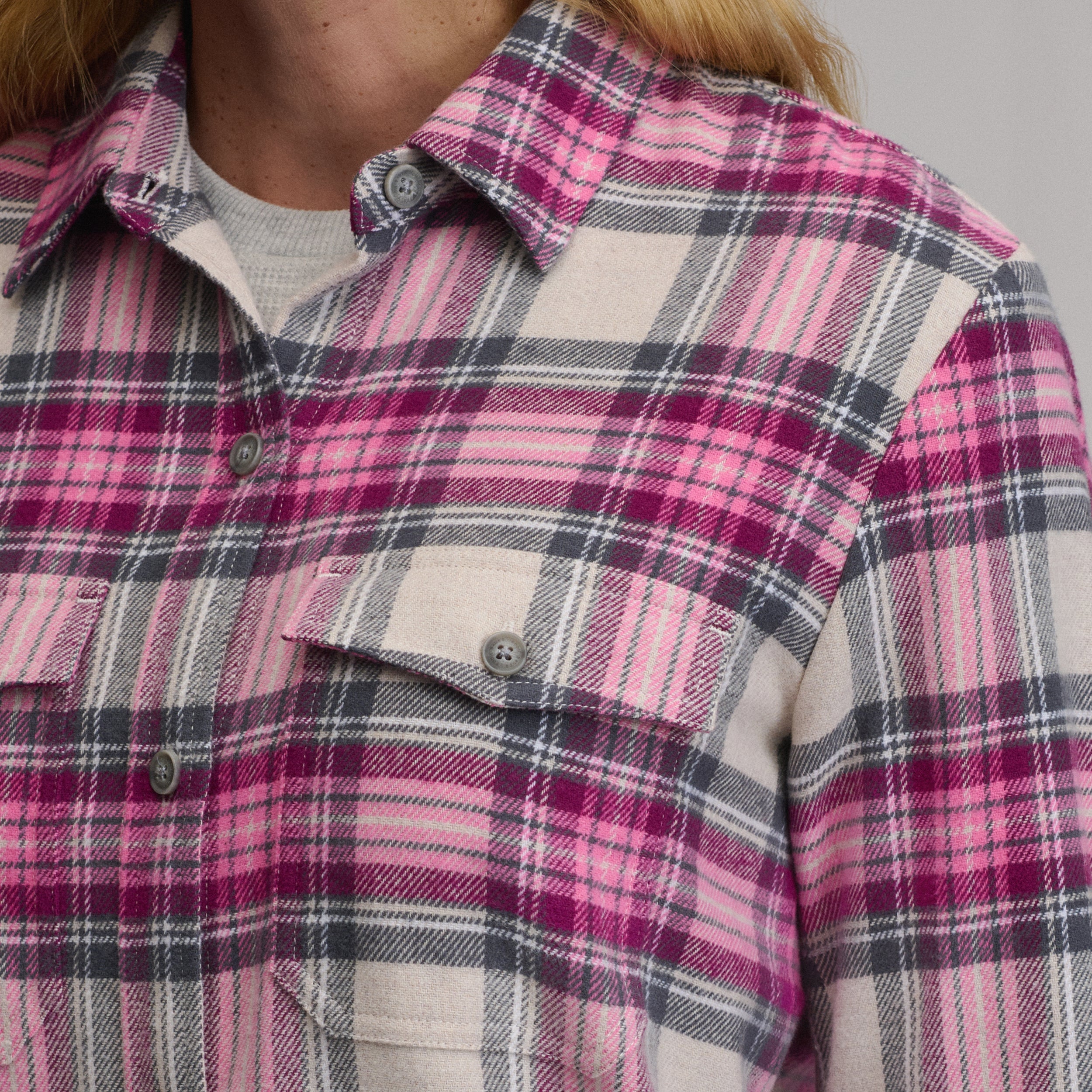 Women's Long-Sleeve Heritage Soft Classic Flannel Shirt - Image 7
