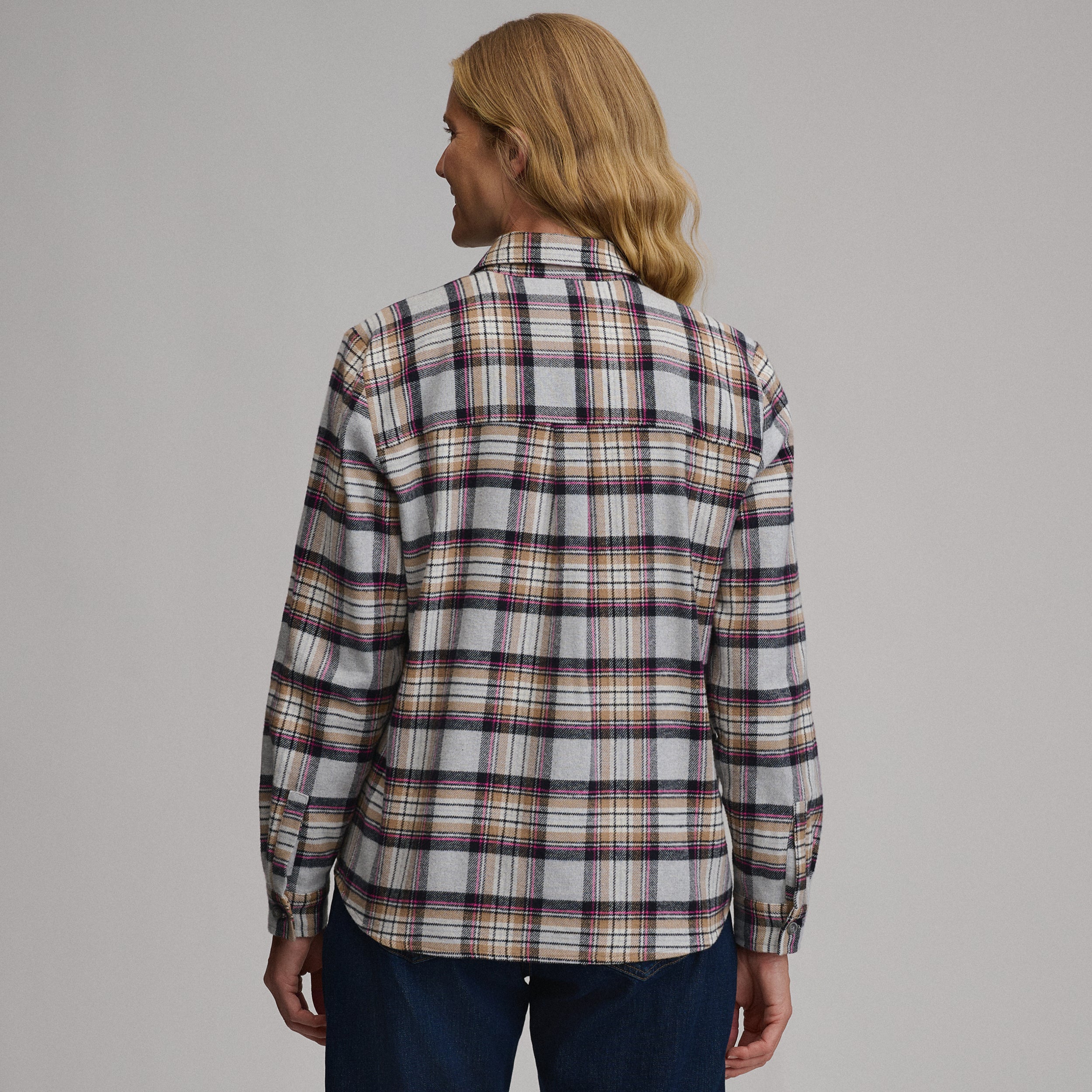 Women's Long-Sleeve Heritage Soft Classic Flannel Shirt - Image 10