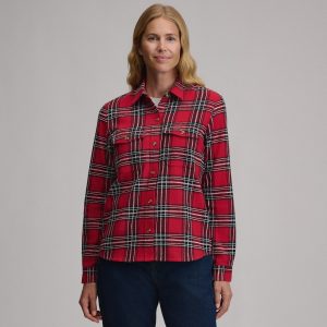 Women's Long-Sleeve Heritage Soft Classic Novelty Flannel Shirt