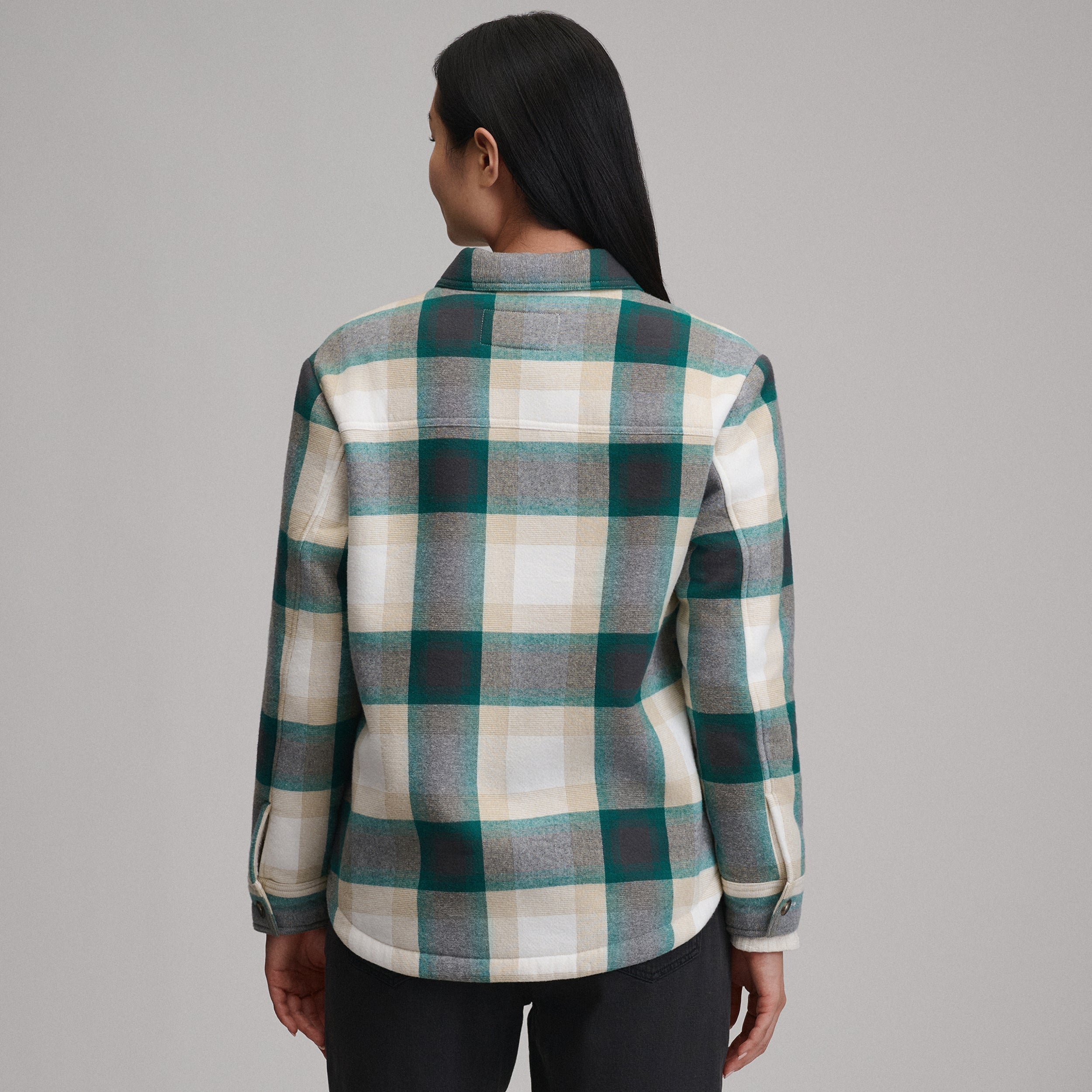 Women's Heritage Faux Shearling Shirt Jacket - Image 2