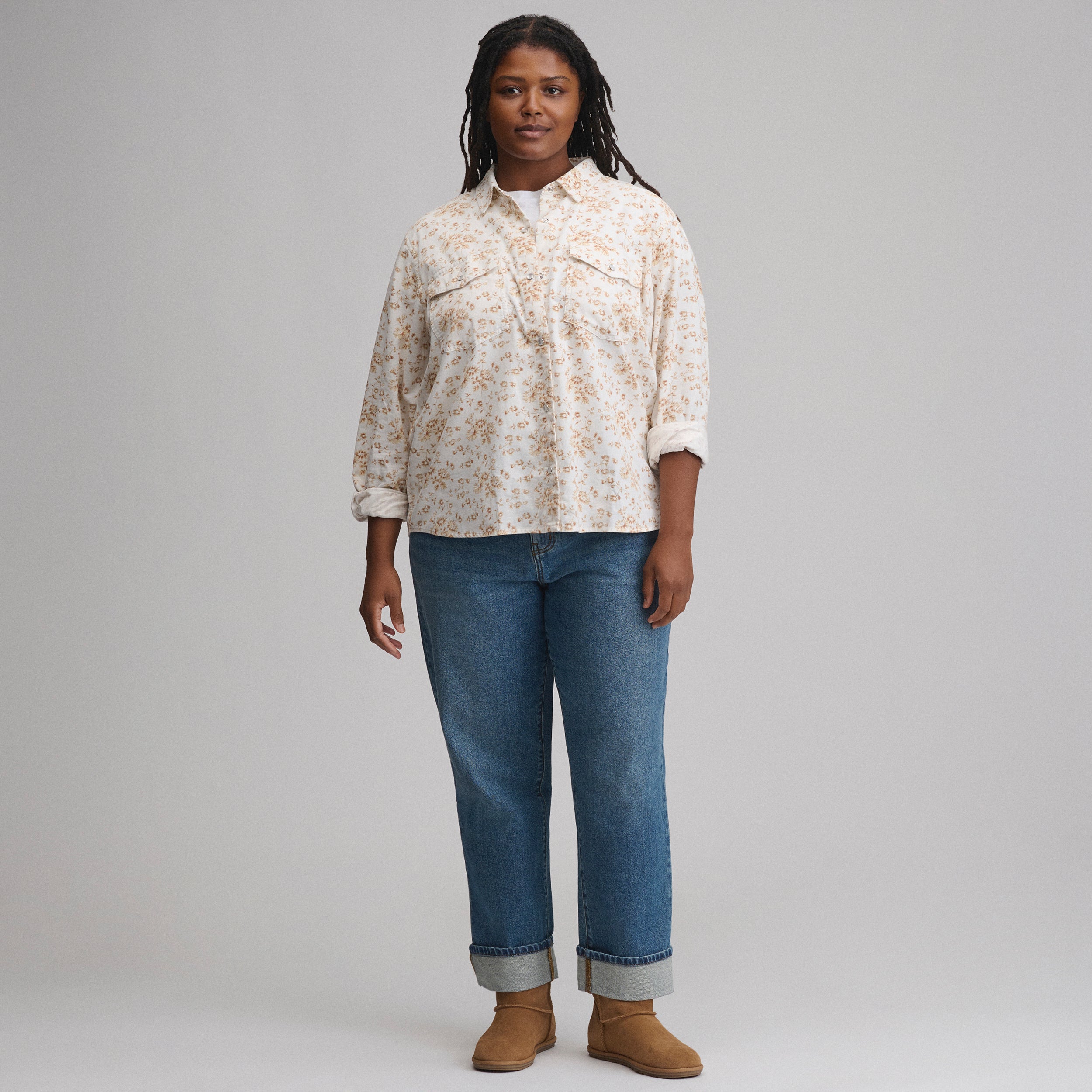 Women's Long-Sleeve Western Button-Down Shirt - Image 11