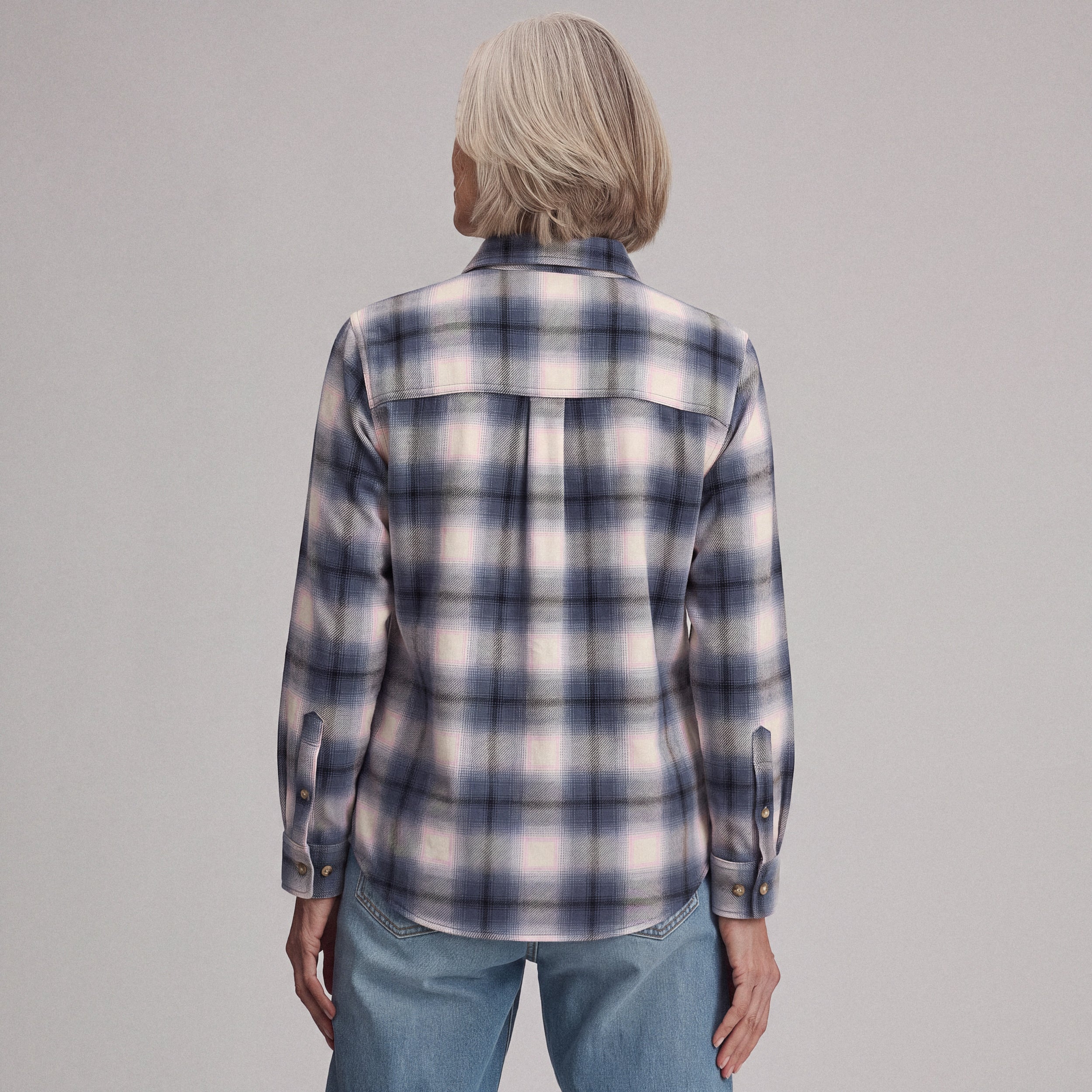 Women's Long-Sleeve Western Button-Down Shirt - Image 2