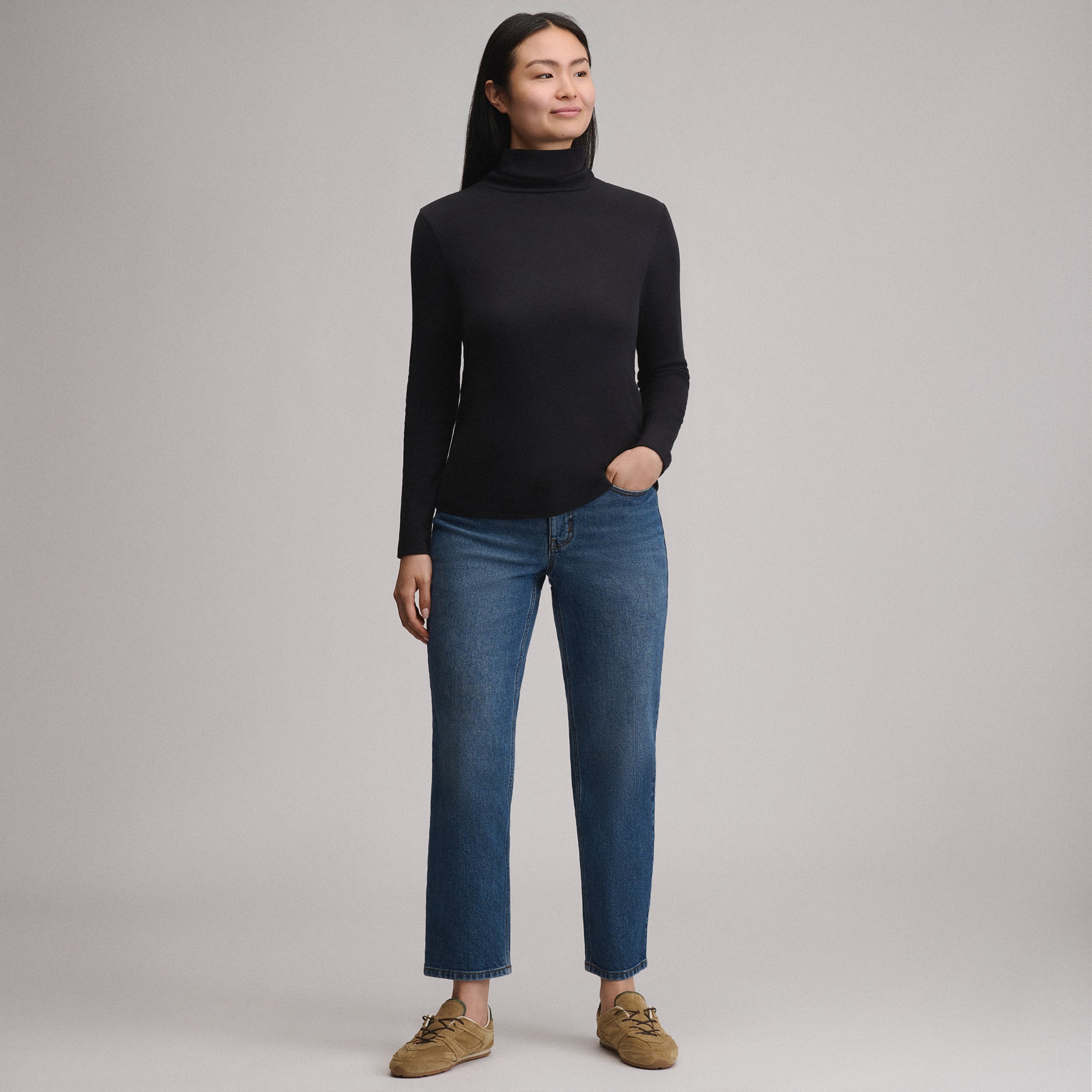 Women's Long-Sleeve Everyday Turtleneck - Image 4