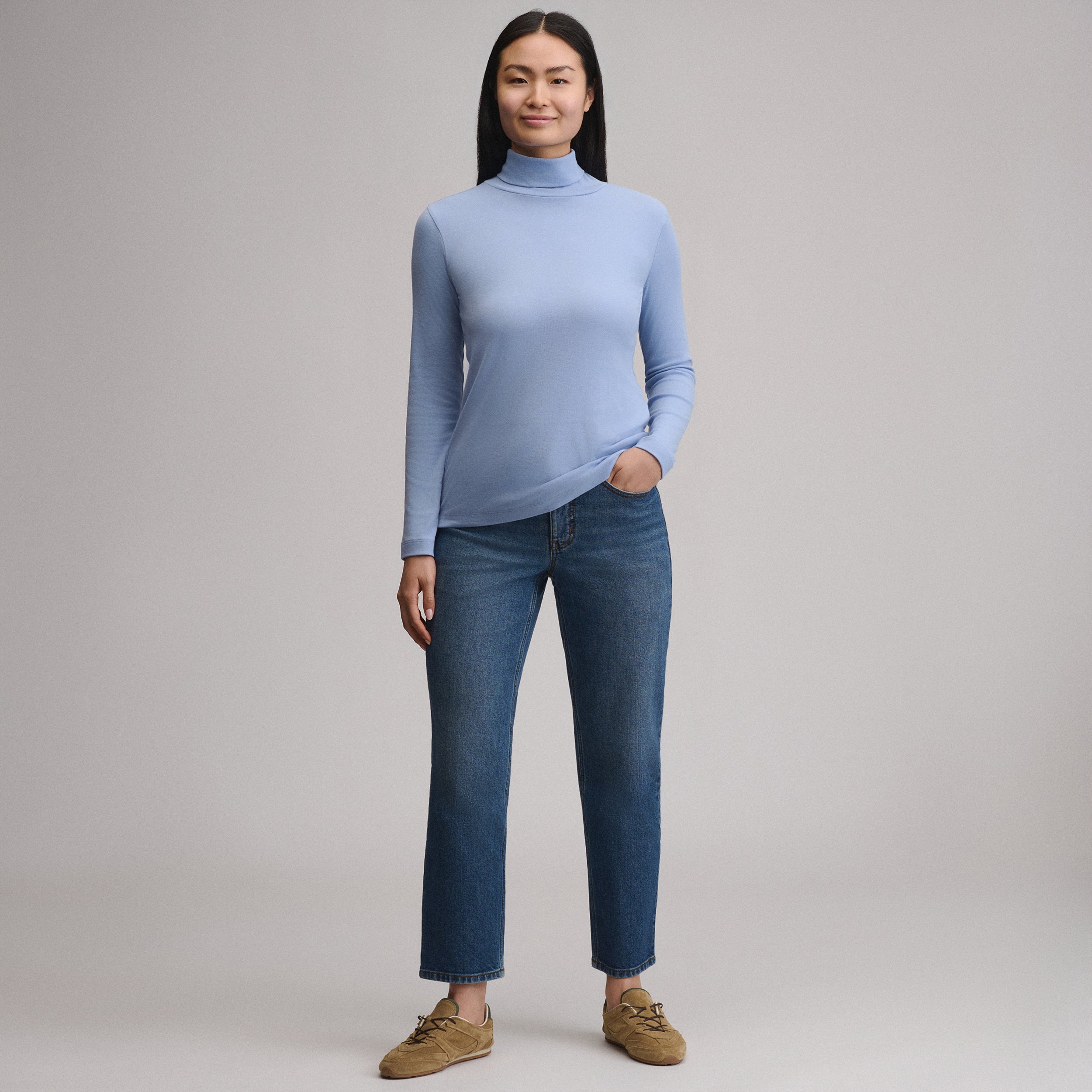 Women's Long-Sleeve Everyday Turtleneck - Image 8