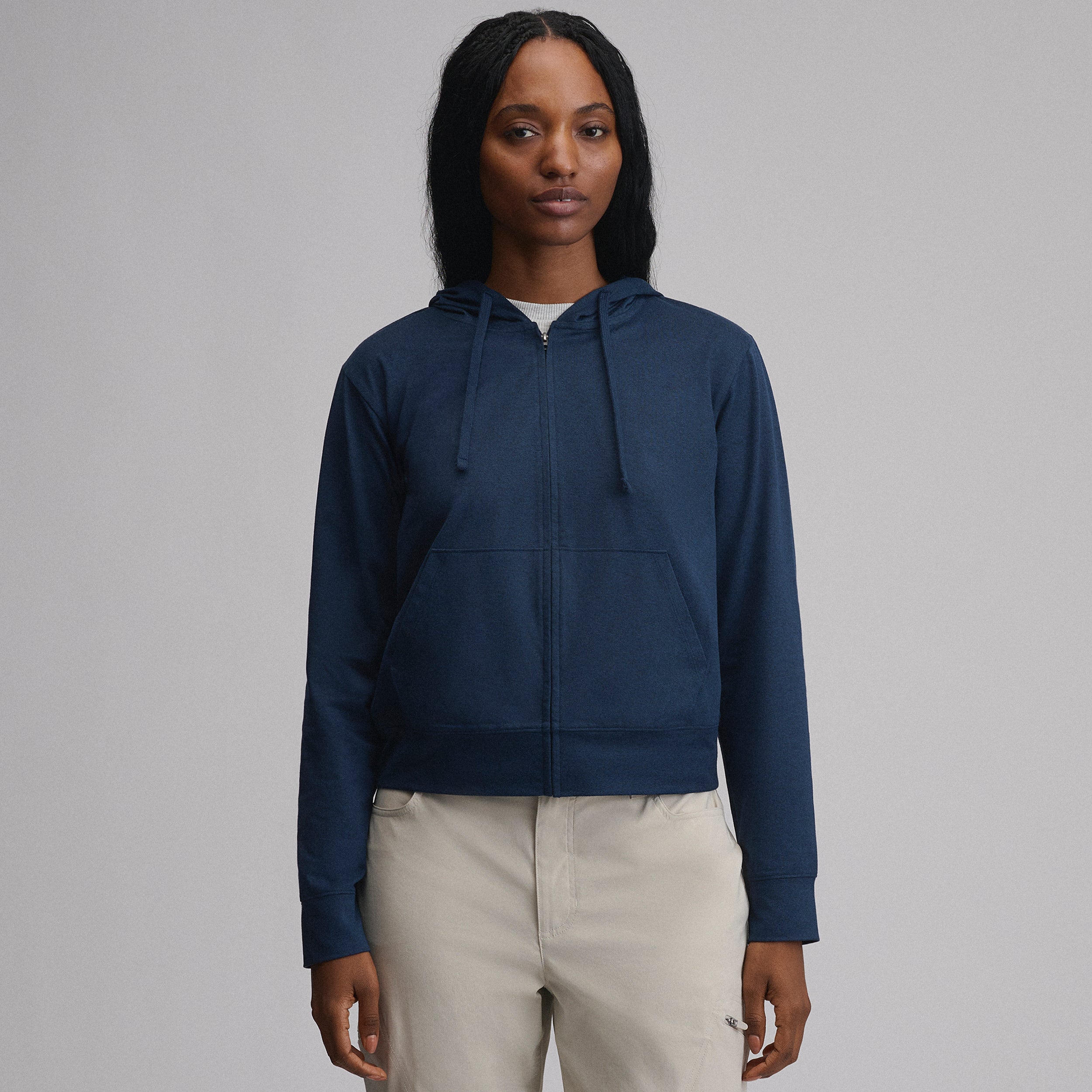 Women's Long-Sleeve Train Ascent Full-Zip Hood Pullover - Image 6