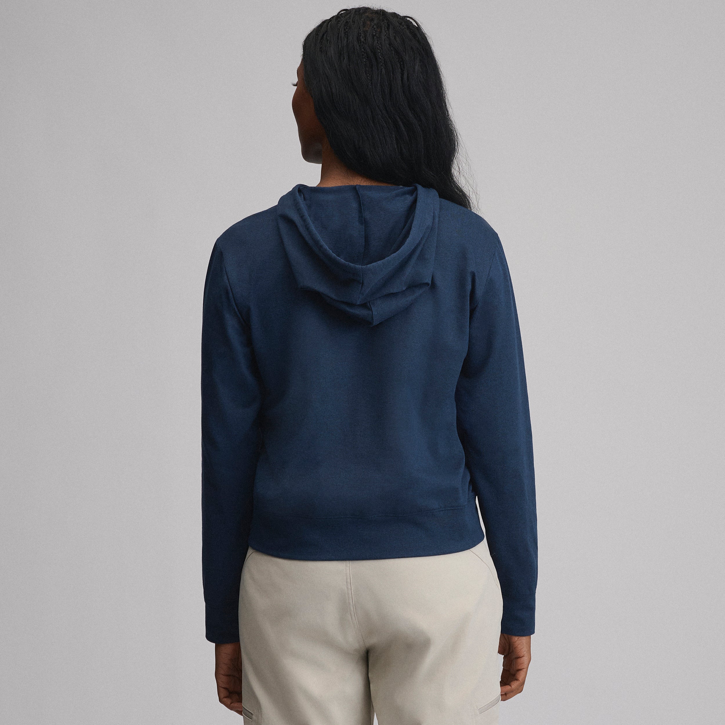 Women's Long-Sleeve Train Ascent Full-Zip Hood Pullover - Image 7
