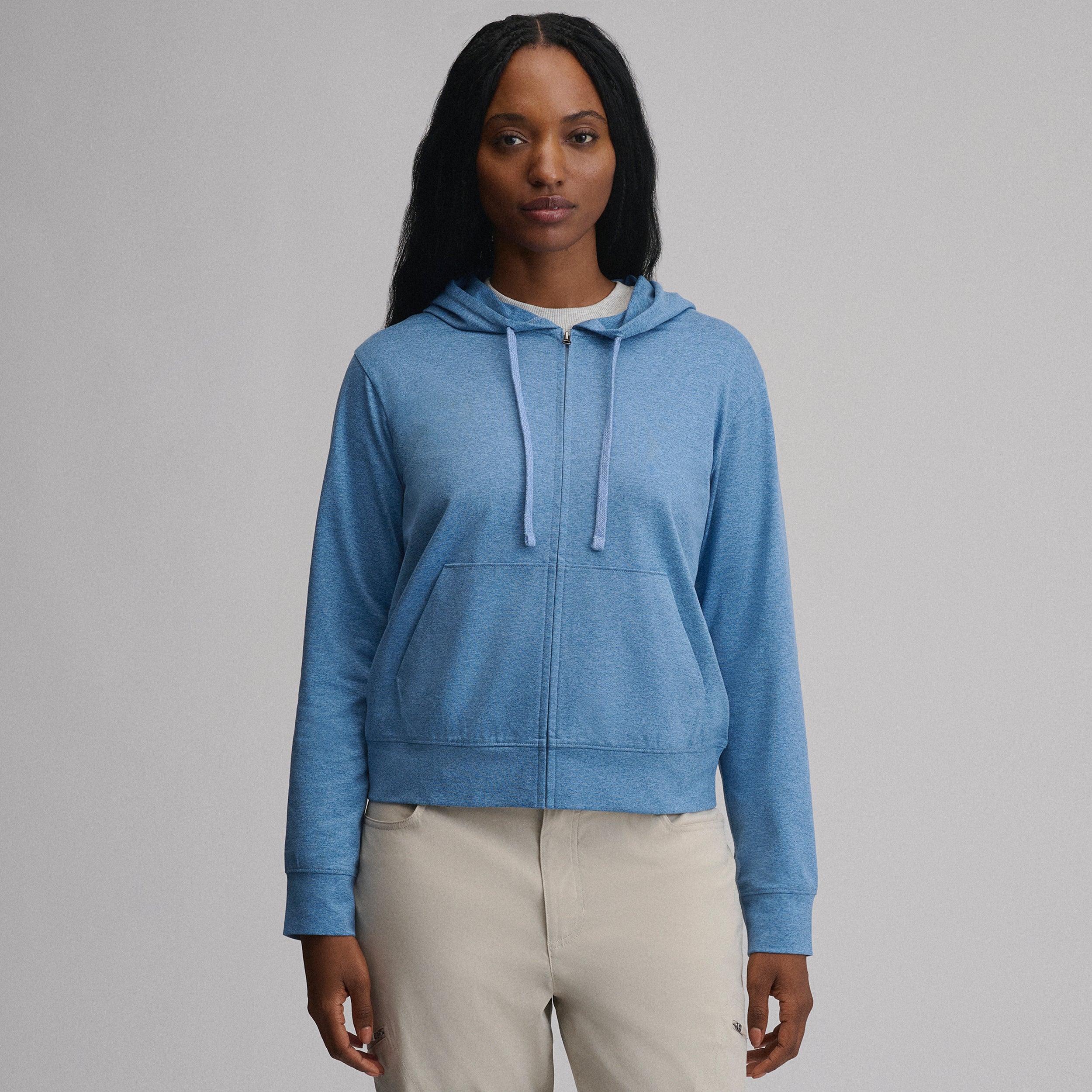 Women's Long-Sleeve Train Ascent Full-Zip Hood Pullover - Image 16