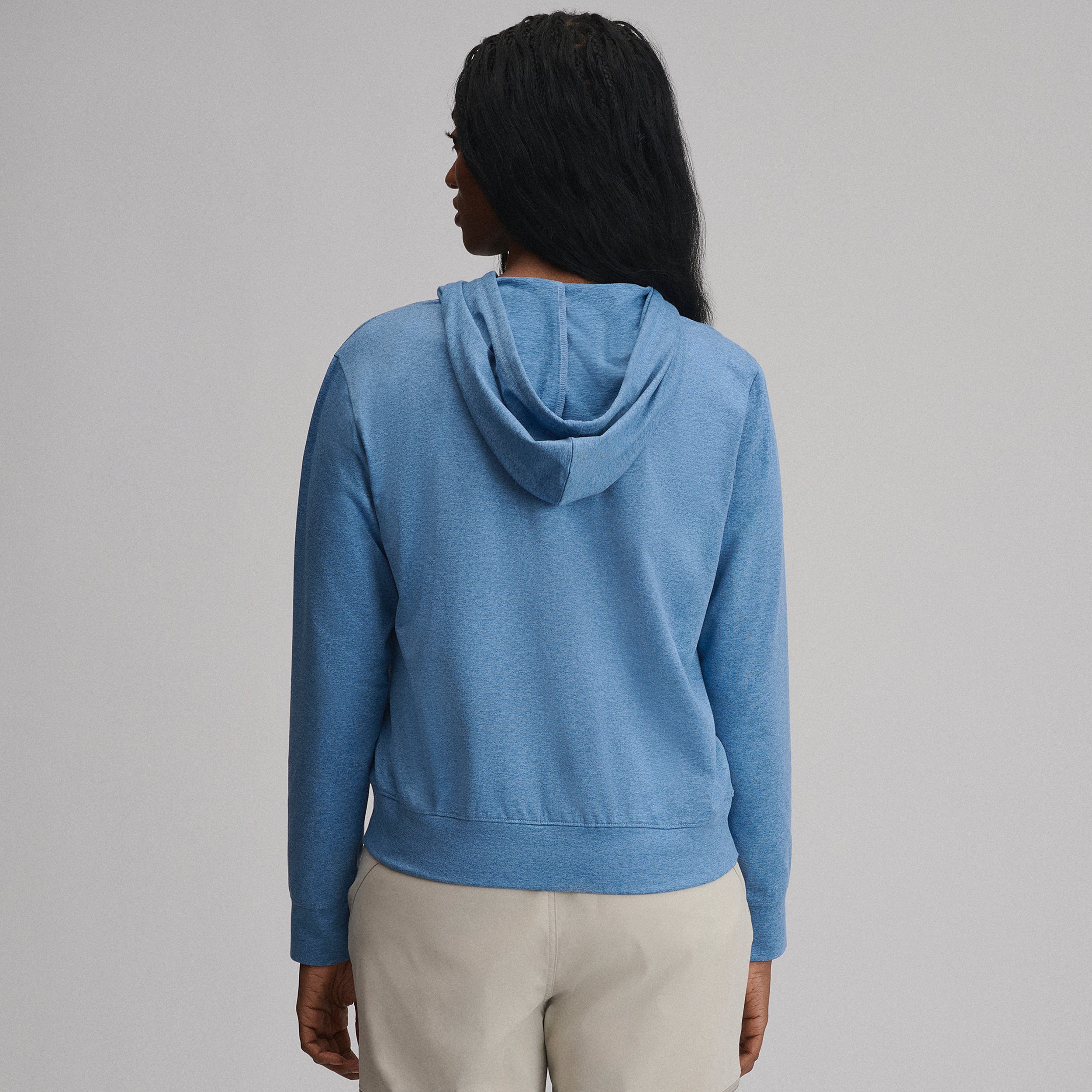 Women's Long-Sleeve Train Ascent Full-Zip Hood Pullover - Image 17