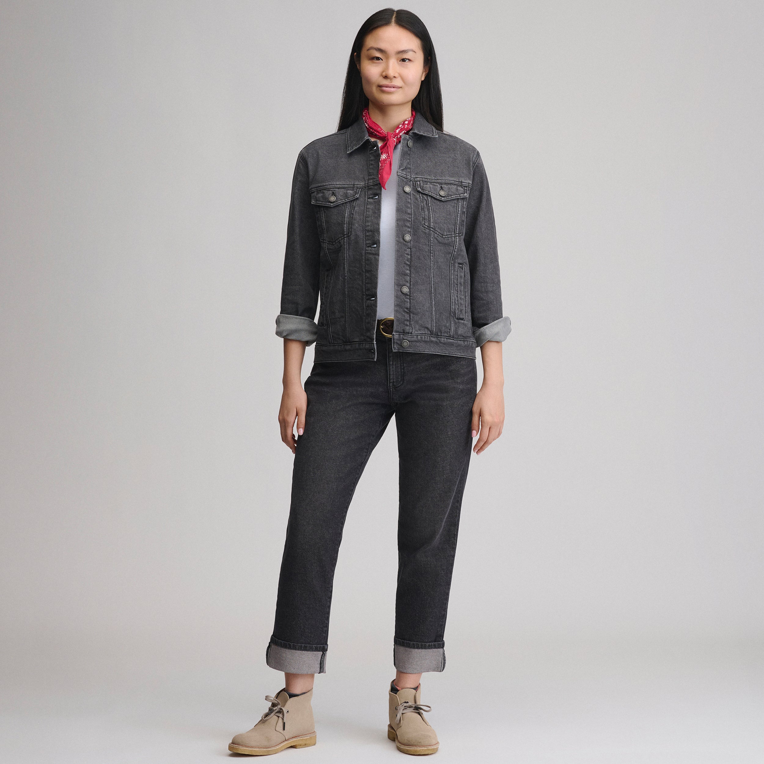 Women's Iconic Denim Jacket - Image 9