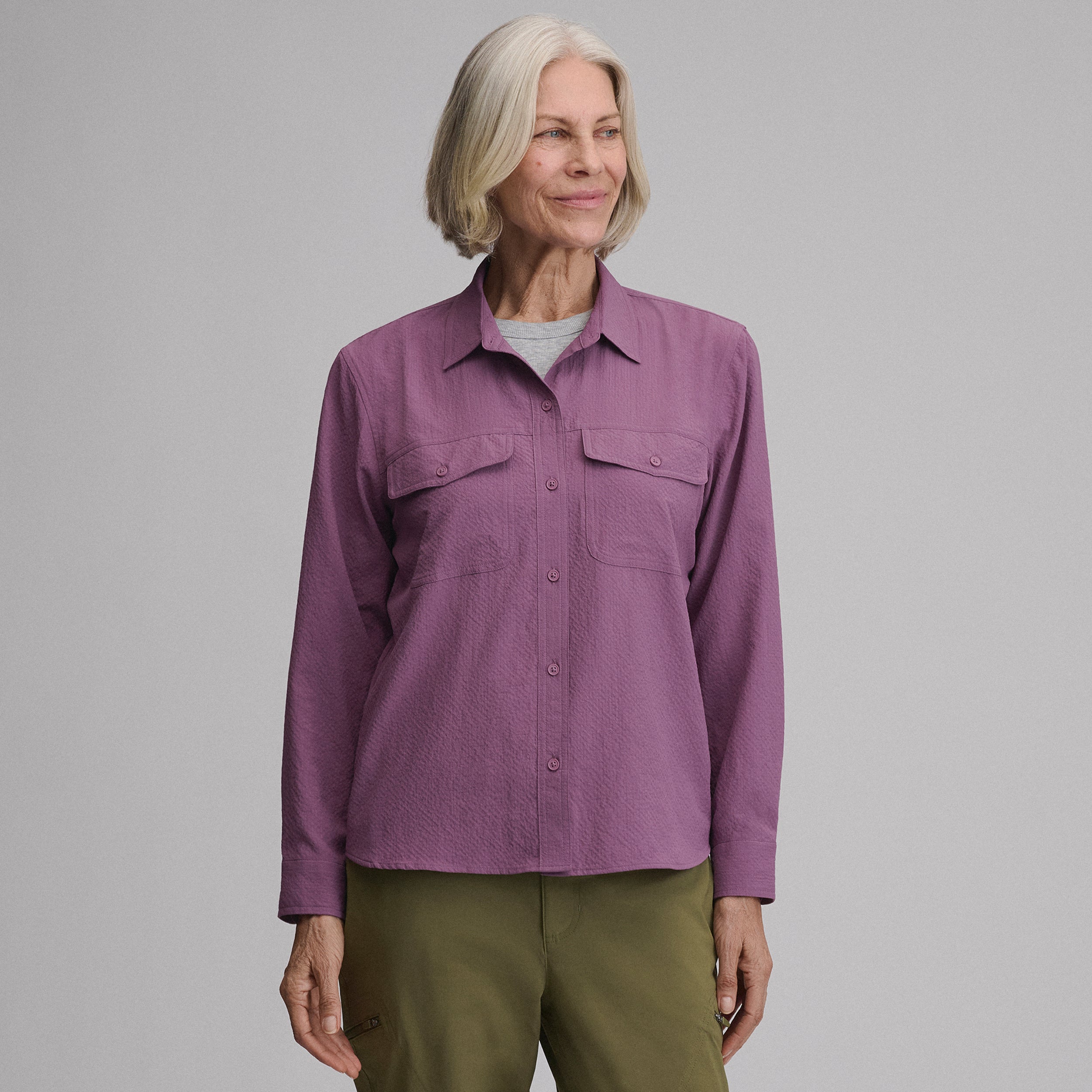 Women's Mountain 3.0 Long-Sleeve Shirt - Solid - Image 5