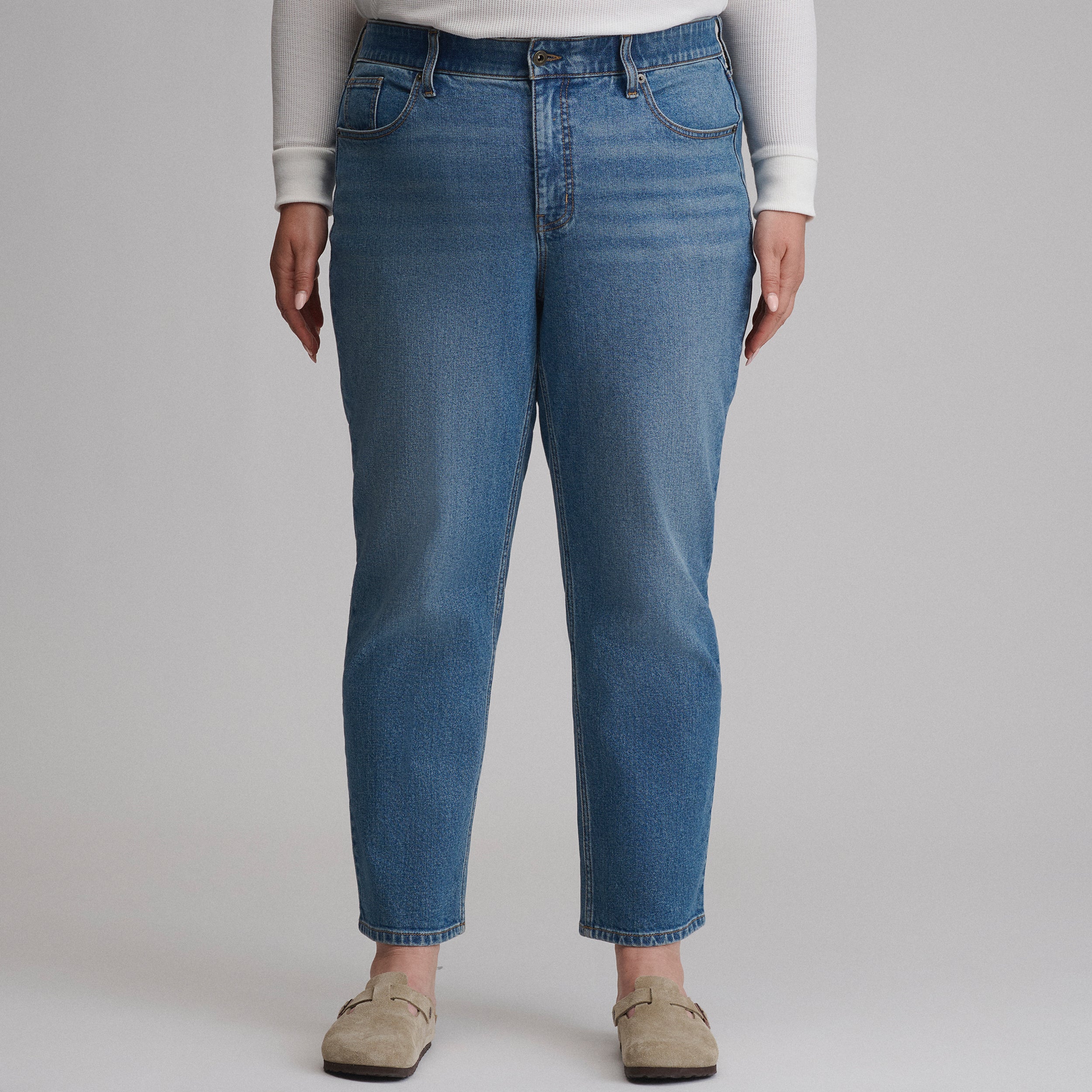 Women's Iconic Perfect Straight Jean - Image 16